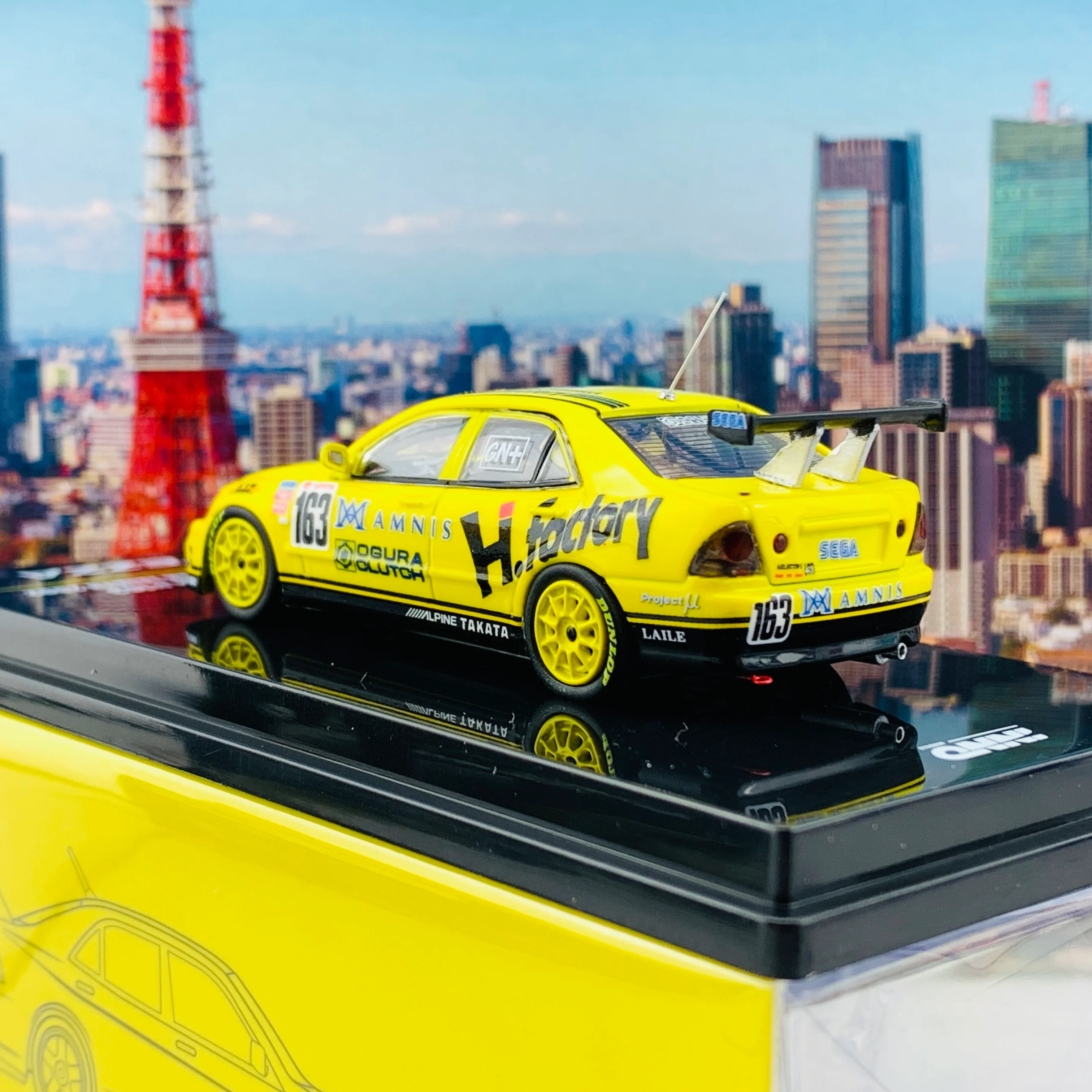 INNO64 1/64 TOYOTA ALTEZZA RS200 #163 "H FACTORY" N1 Super Taikyu 2002 IN64-RS200-HFAC - Image 4