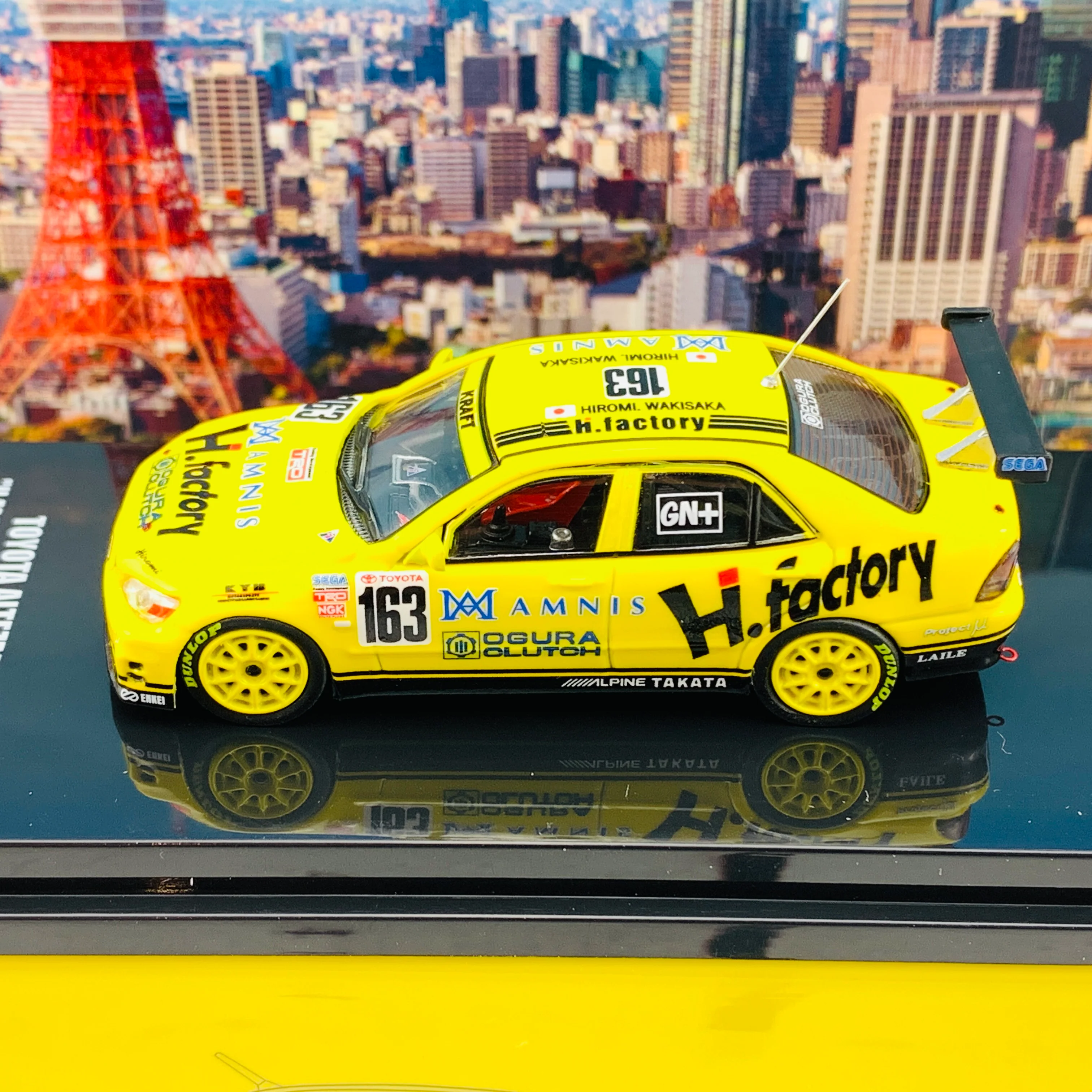INNO64 1/64 TOYOTA ALTEZZA RS200 #163 "H FACTORY" N1 Super Taikyu 2002 IN64-RS200-HFAC - Image 5