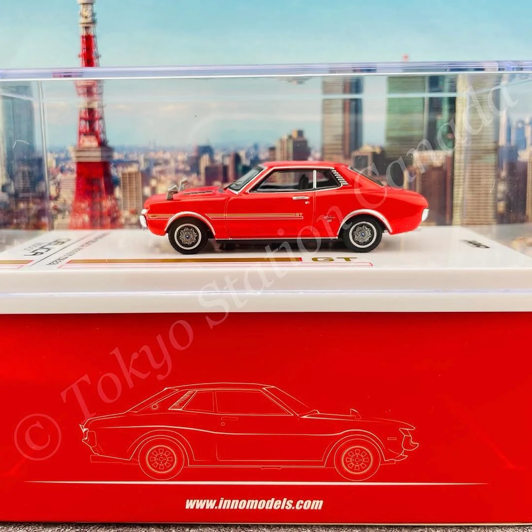 INNO64 1/64 TOYOTA CELICA 1600 GT (TA22) Red IN64-1600GT-RED - Image 2
