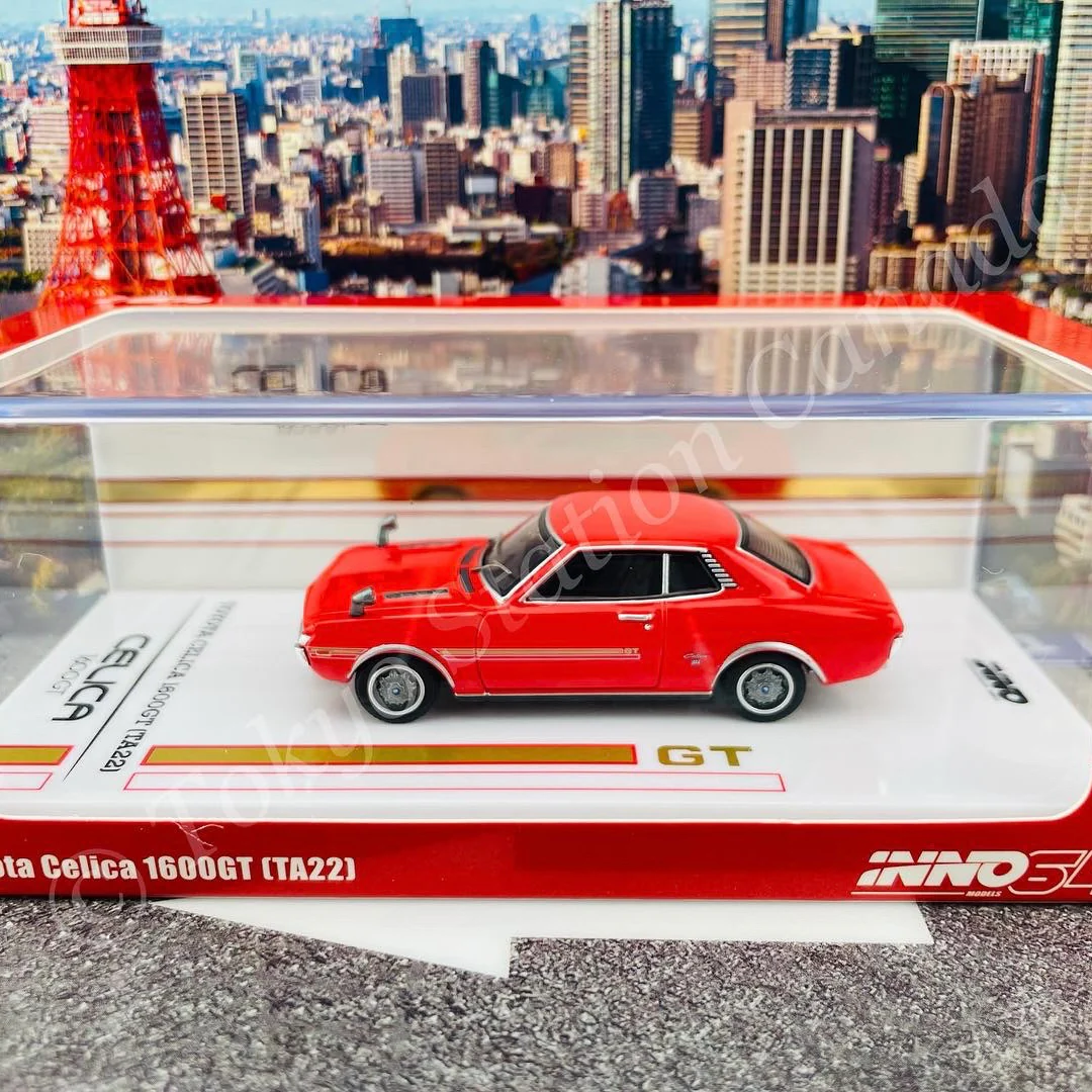 INNO64 1/64 TOYOTA CELICA 1600 GT (TA22) Red IN64-1600GT-RED - Image 3