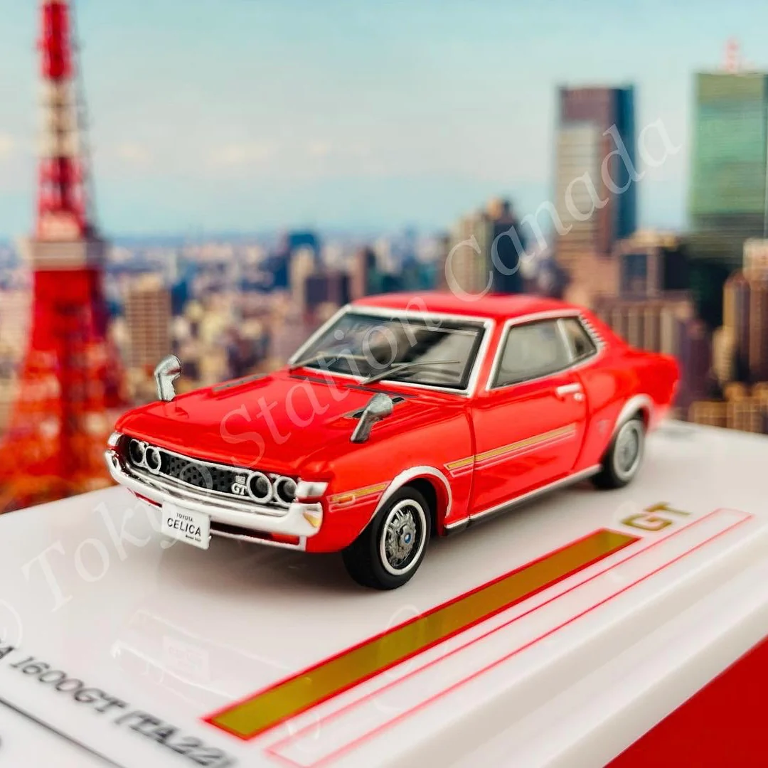 INNO64 1/64 TOYOTA CELICA 1600 GT (TA22) Red IN64-1600GT-RED - Image 4
