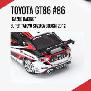 INNO64 1/64 TOYOTA GT86 #86 "GAZOO RACING" Super Taikyu Suzuka 300km 2012  IN64-GT86-GRST12 - Image 5