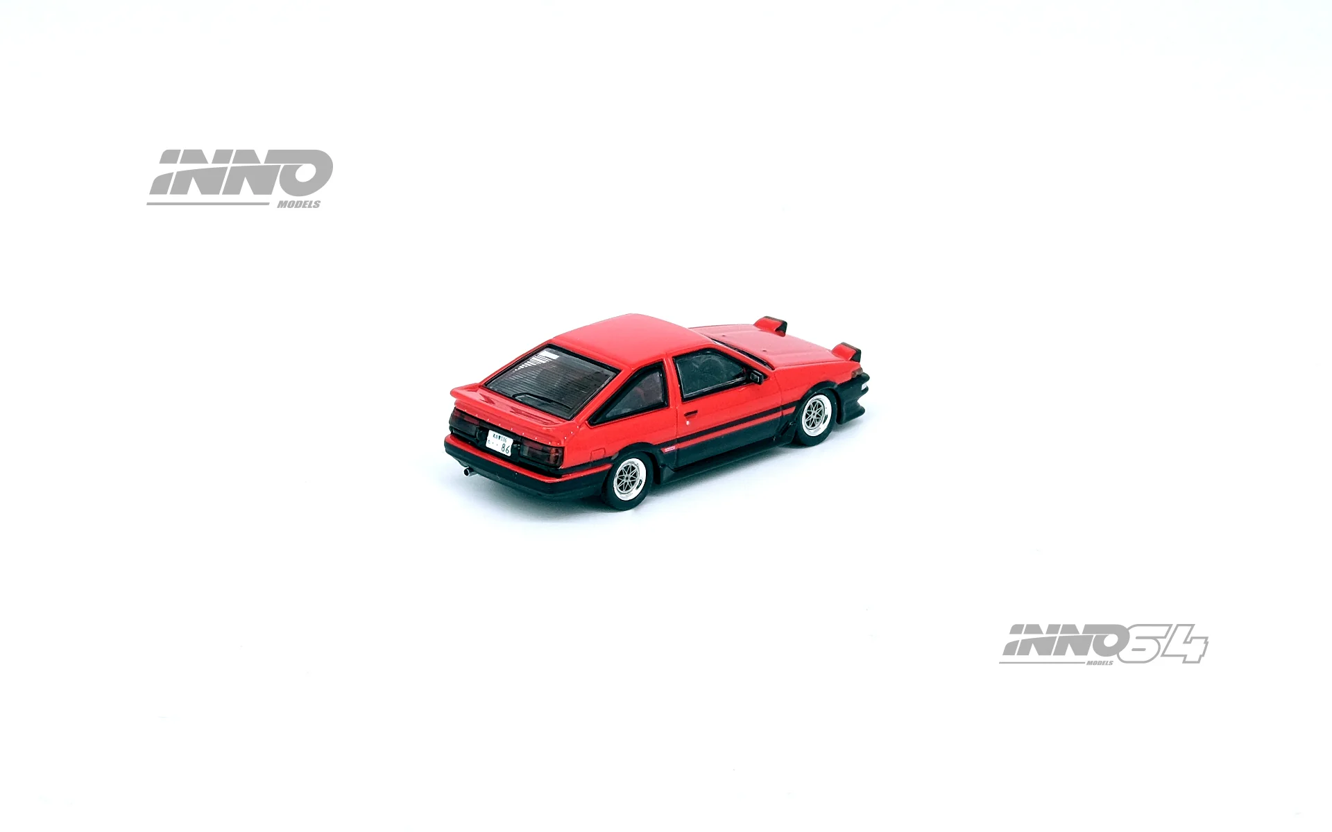 INNO64 1/64 TOYOTA SPRINTER TRUENO AE86 Red IN64-AE86T-RED - Image 3