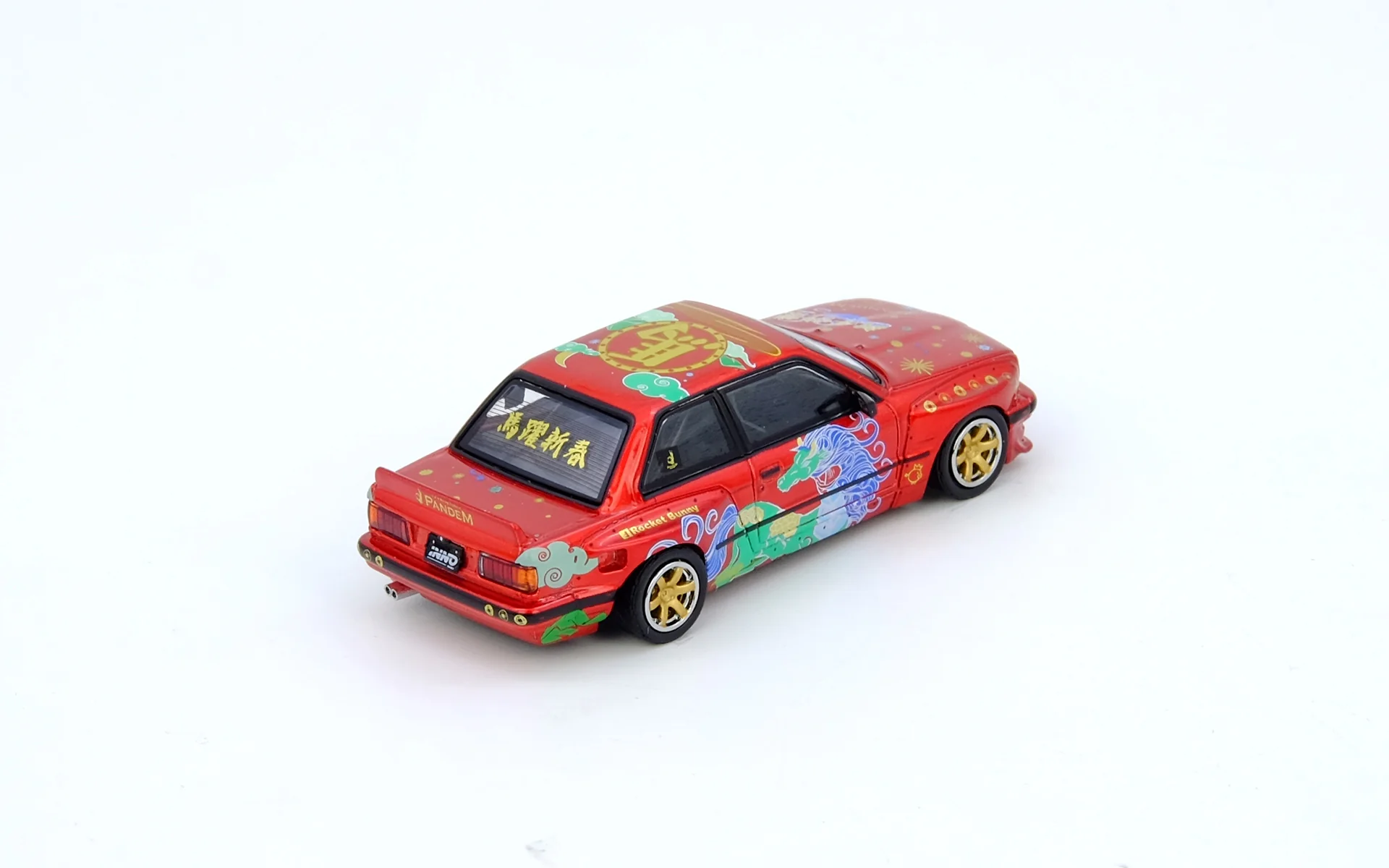 INNO64 1/64 PANDEM ROCKET BUNNY E30 The Year Of The Horse 2026 Limited Edition IN64-E30P-CNY26 **CHASE CARS ARE RANDOMLY PACKED** - Image 3