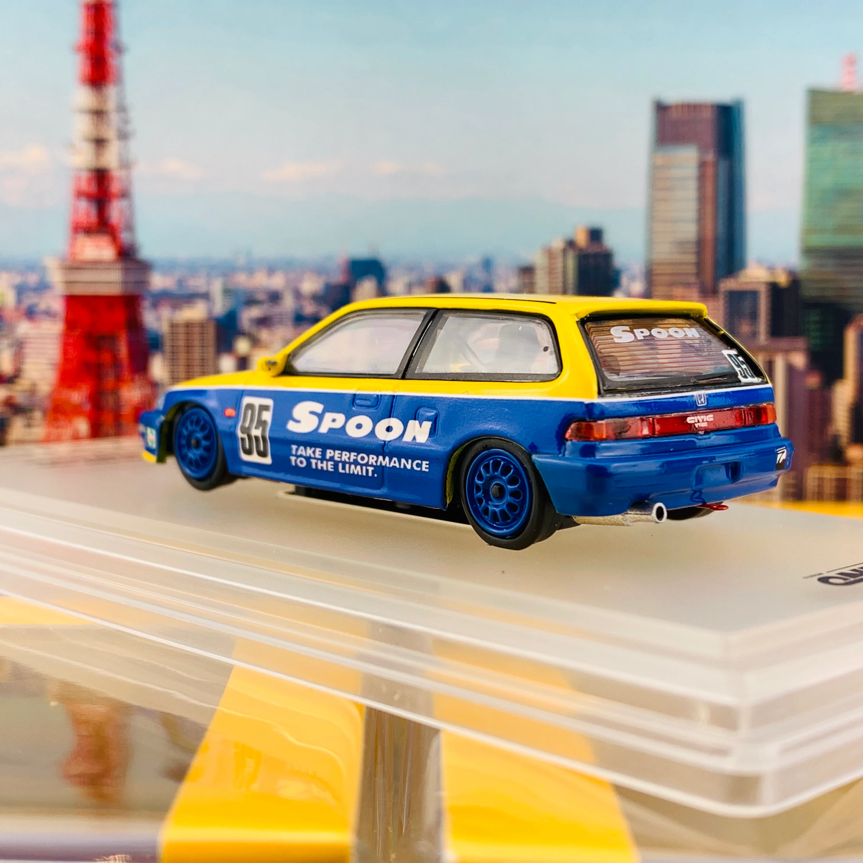 INNO64 1/64 HONDA CIVIC EF9 #95 Tuned By "SPOON SPORTS" IN64-EF9-SP - Image 4