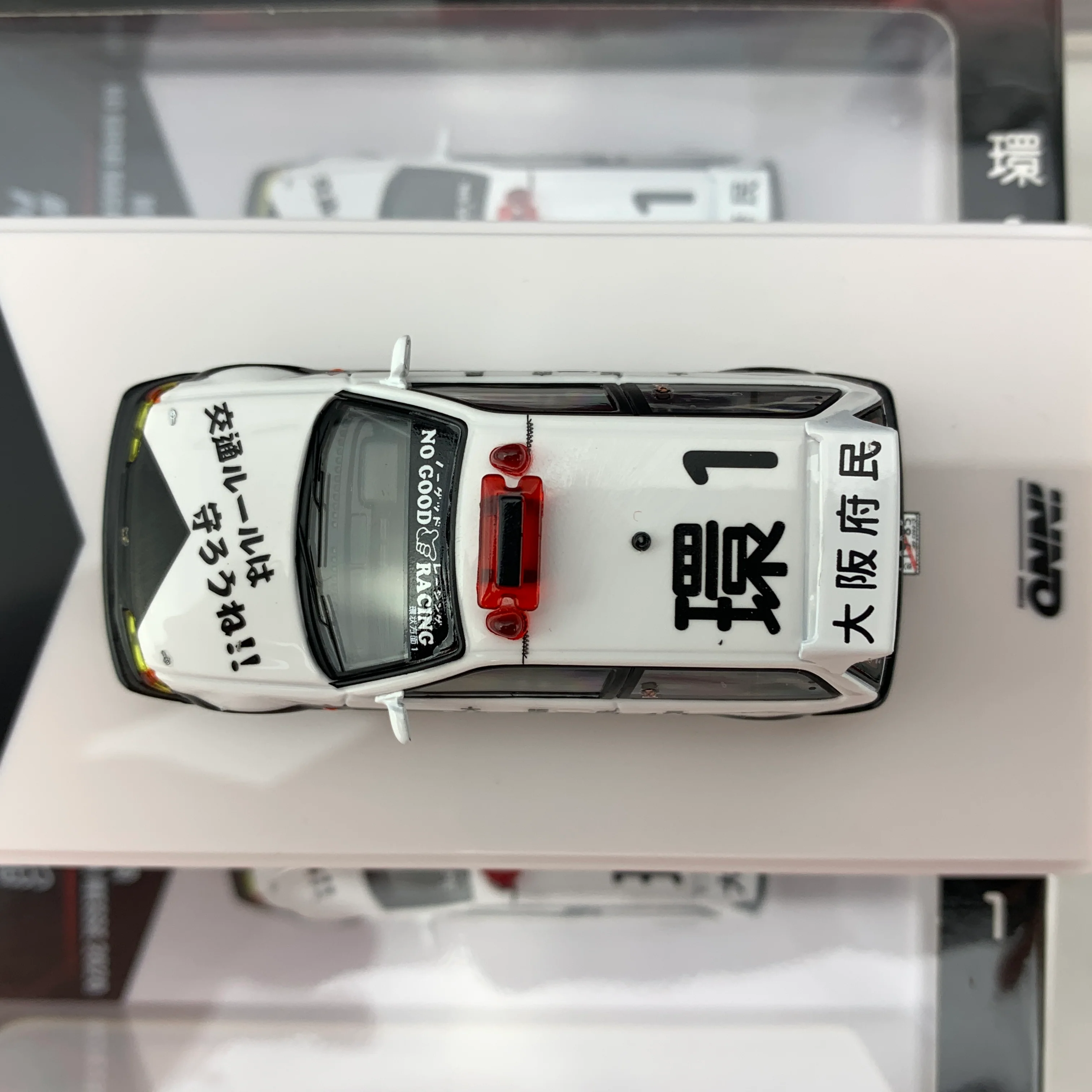 INNO64 1/64 JDM Collection 06 HONDA CIVIC EF9 Kanjo Style "BYE BYE POLICE" Osaka Auto Messe 2020 IN64-EF9-JDM06 - Image 5