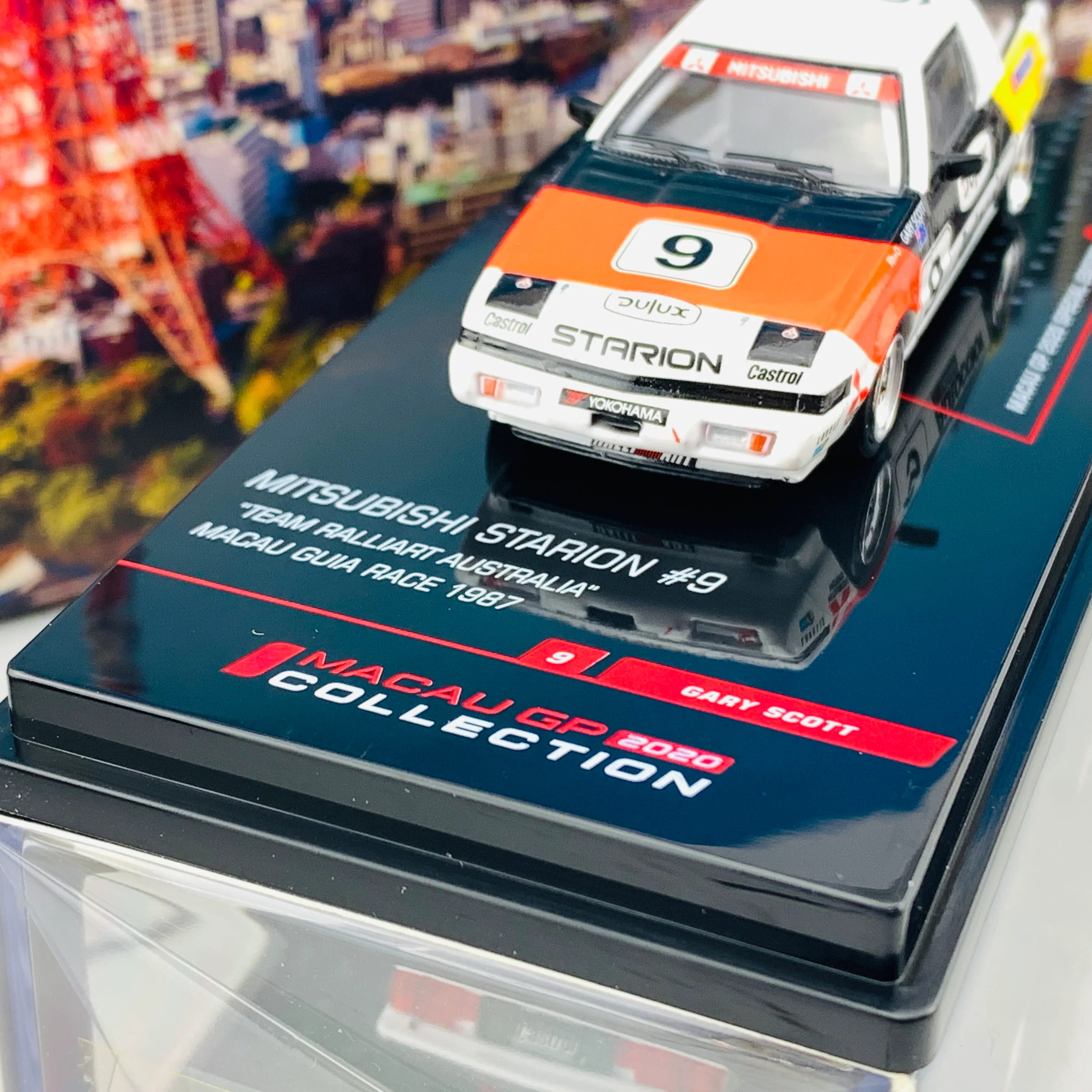 INNO64 MACAU GP 2020 COLLECTION Mitsubishi Starion #9 "Team Ralliart Australia"  Macau Guia Race 1987 Gary Scott IN64-A183-MGP20RA - Image 3