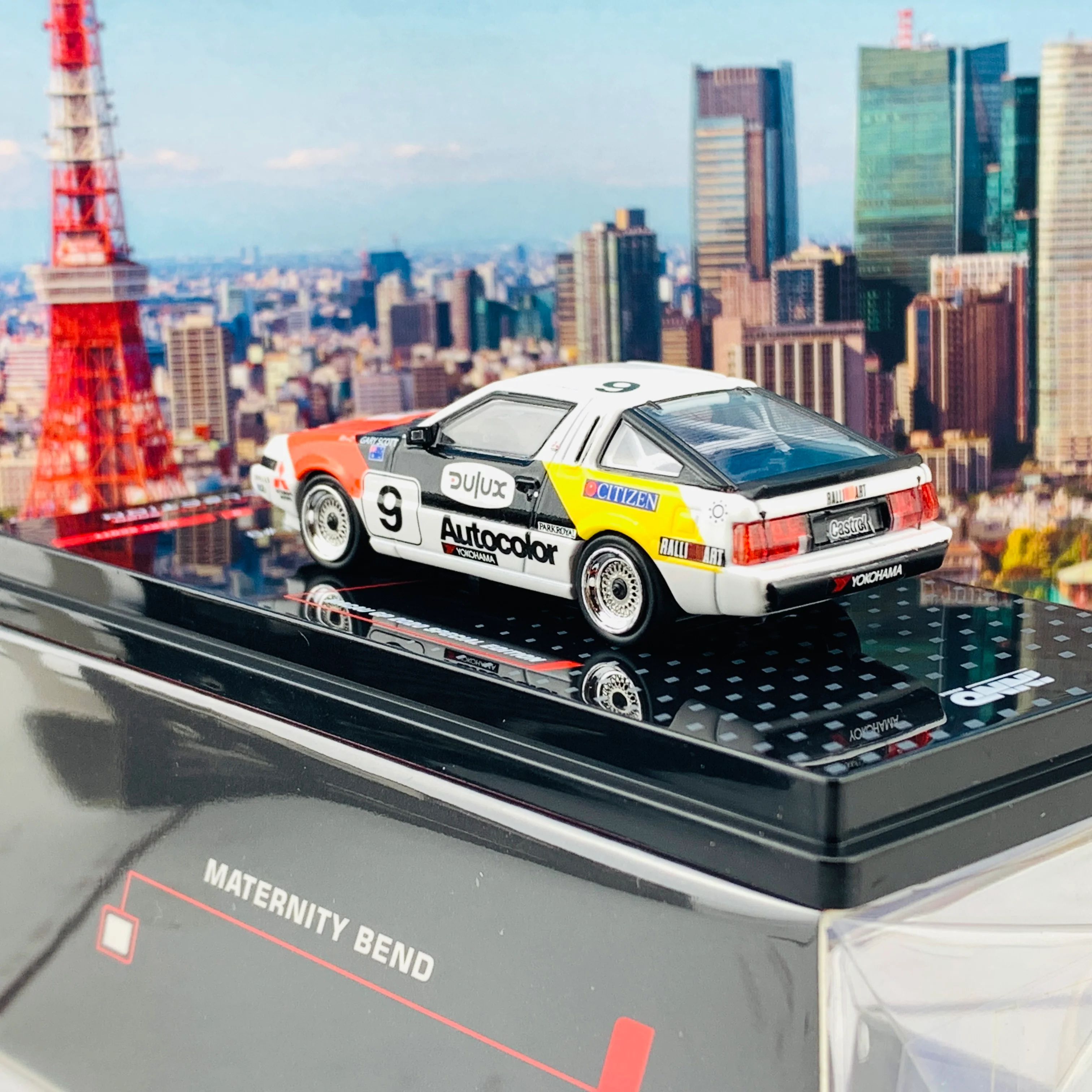 INNO64 MACAU GP 2020 COLLECTION Mitsubishi Starion #9 "Team Ralliart Australia"  Macau Guia Race 1987 Gary Scott IN64-A183-MGP20RA - Image 5