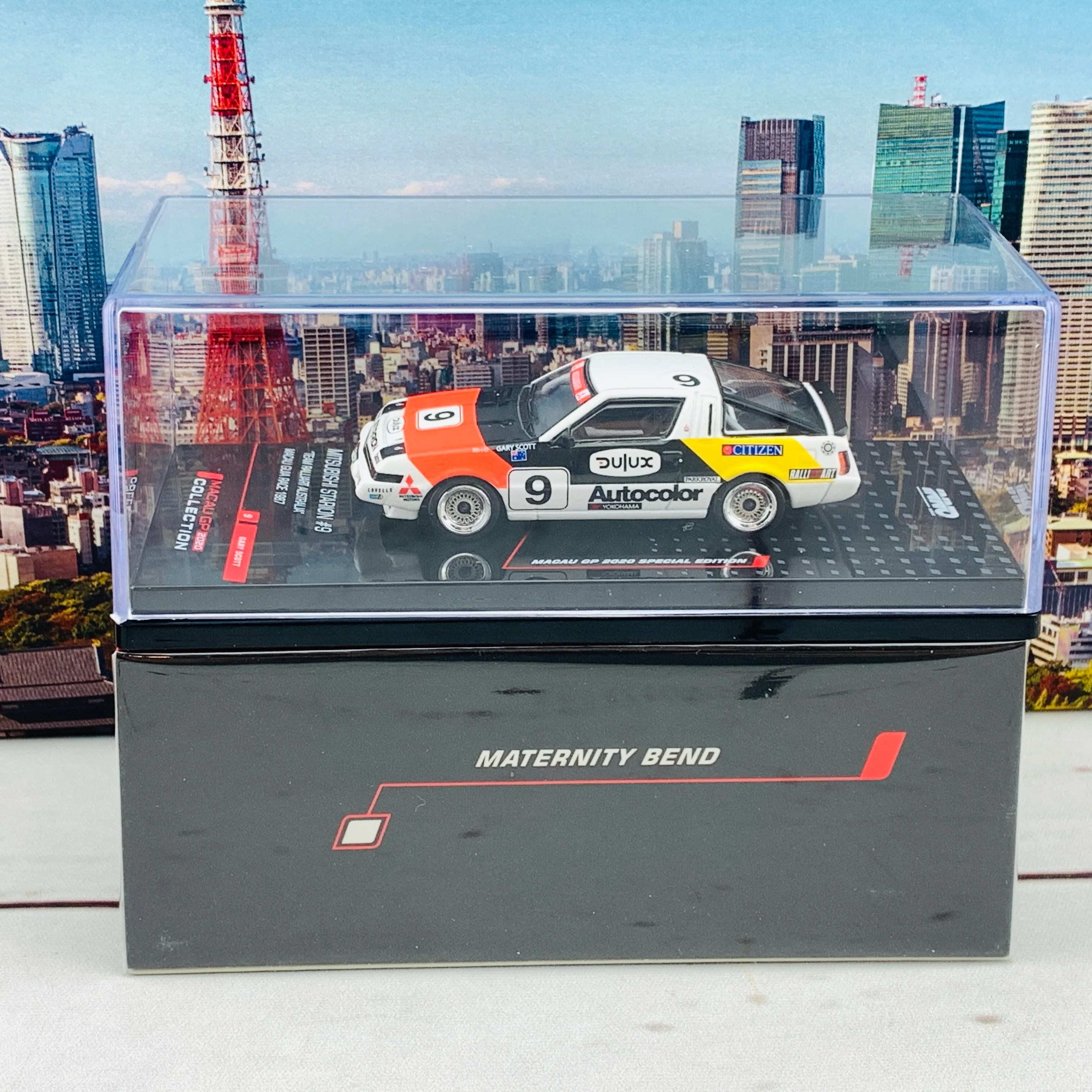 INNO64 MACAU GP 2020 COLLECTION Mitsubishi Starion #9 "Team Ralliart Australia"  Macau Guia Race 1987 Gary Scott IN64-A183-MGP20RA - Image 6