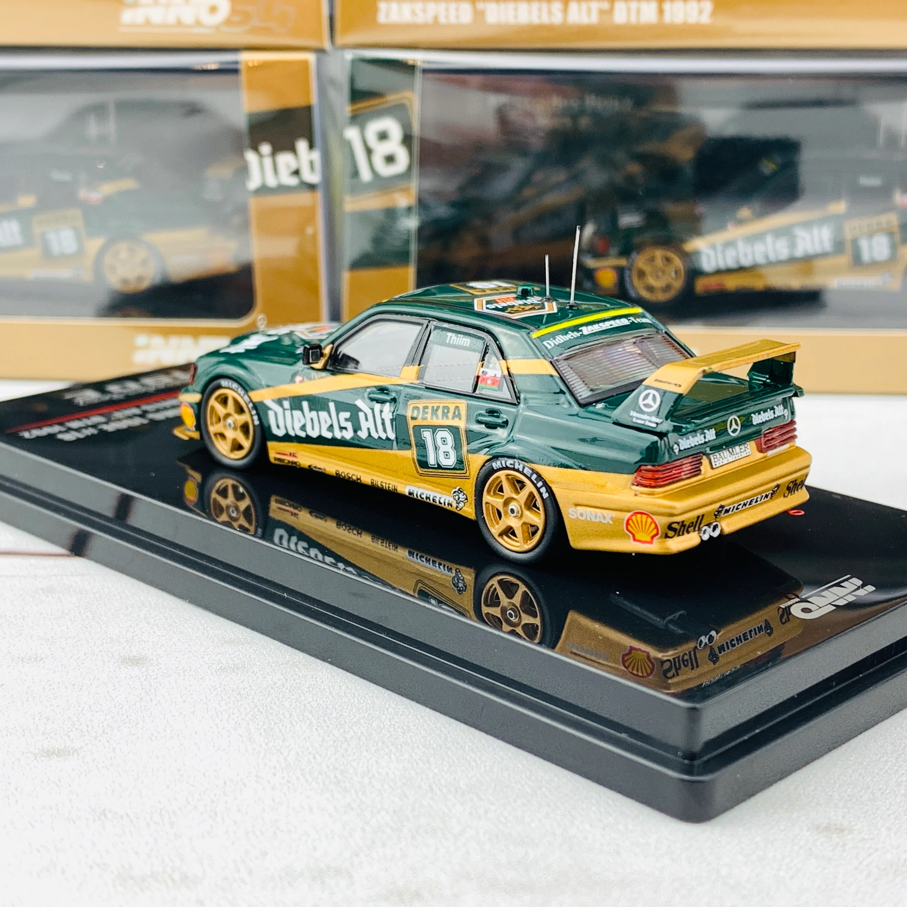 INNO64 MERCEDES BENZ AMG 190E 2.5-16 EVO II #18 Team Zakspeed "Diebels Alt" DTM 1992 IN64-190E-ZS18 - Image 4