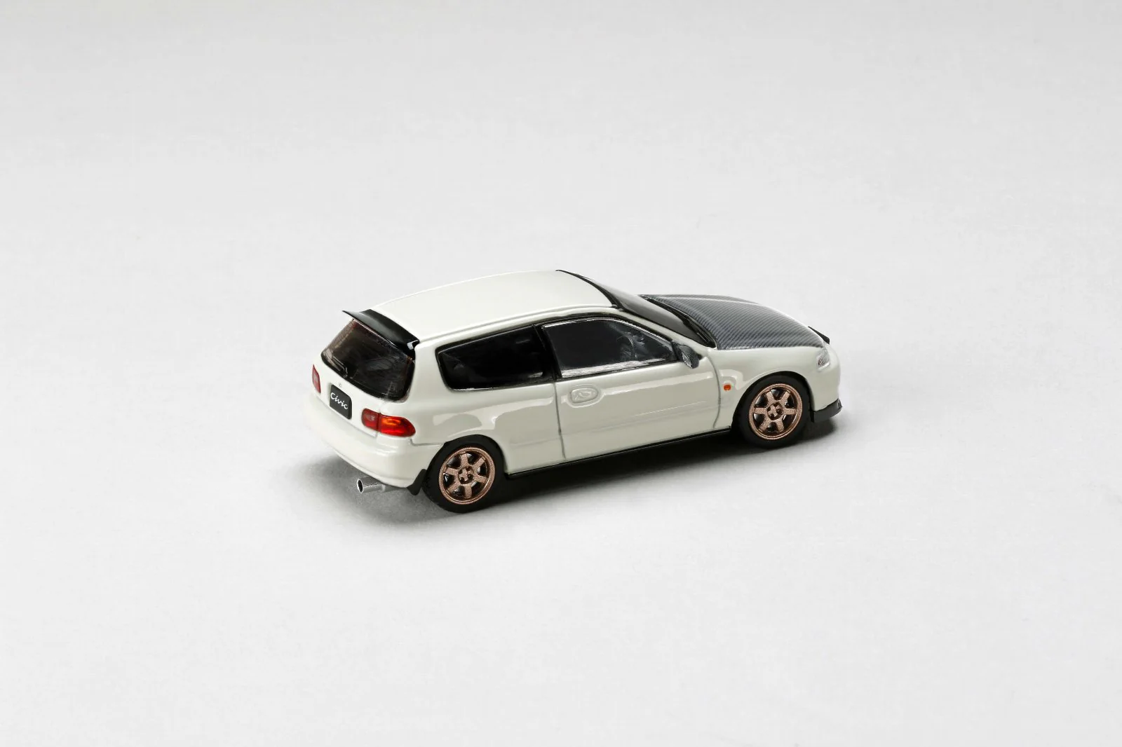 JDM64 by HOBBY JAPAN 1/64 Honda CIVIC (EG6) SIR-Ⅱ JDM STYLE - Frost White HJDM002-7 - Image 2