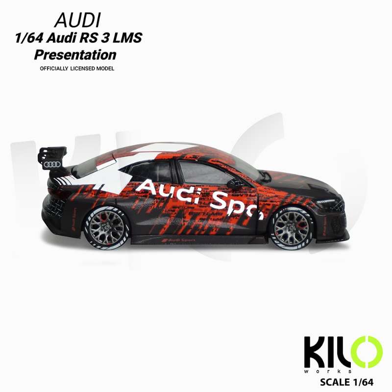 KILO Works 1/64 Audi RS 3 LMS Presentation KLW0024-2 - Image 2