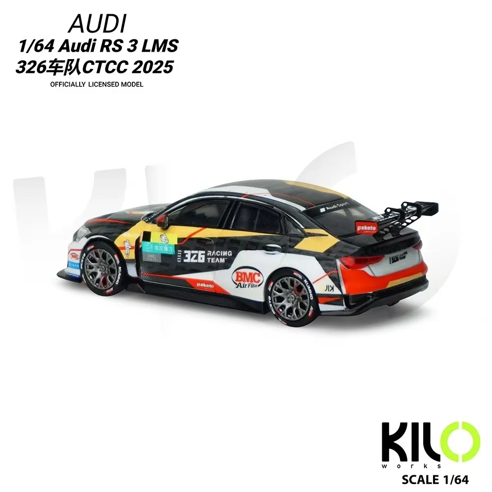 KILO Works 1/64 Audi RS 3 LMS Team326 CTCC 2025 KLW0024-4 - Image 2