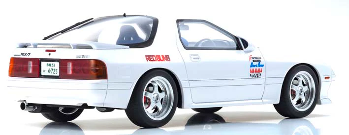 KYOSHO 1/18 Initial D Mazda Savanna RX-7 FC3S with Ryosuke Takahashi 高橋 涼介 Figure KSR18D03-B Limited Production to 700 pcs - Image 5