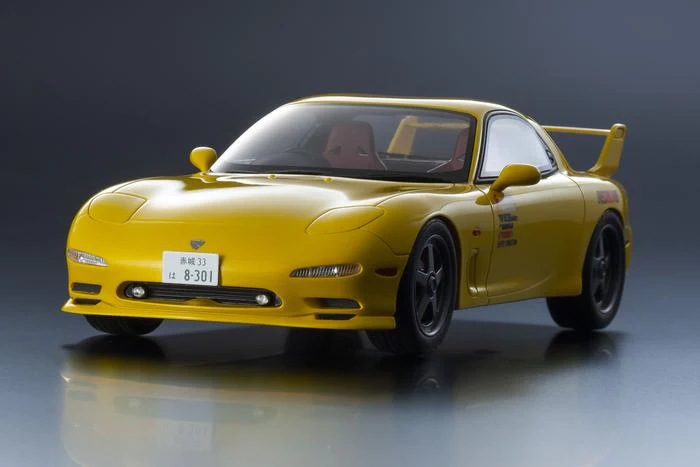 PREORDER KYOSHO 1:18 New Initial D the Movie Edition Mazda RX7 FD3S with Keisuke Takahashi Figure 高橋 啓介 KSR18D02-B (Approx. Release Date : May 2020 and subject to the manufacturer's final decision) - Image 12