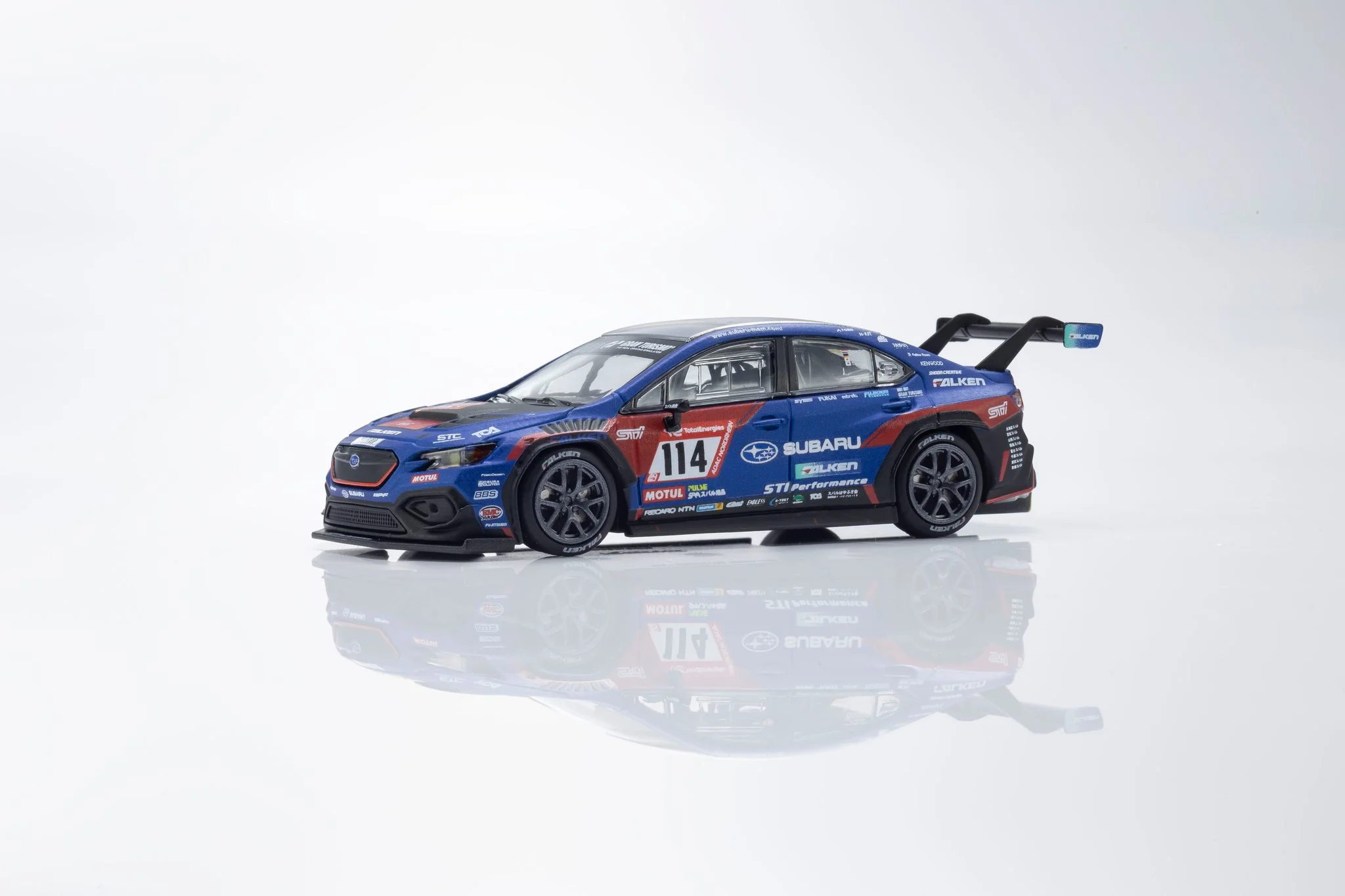 KYOSHO MINICAR BOOK 1/64 SUBARU WRX NBR2023 with LED (Compatible with  MOTN LED BASE SYSTEM) 07129N23E - Image 4