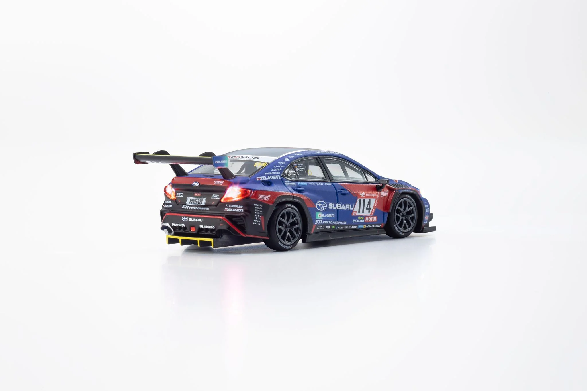 KYOSHO MINICAR BOOK 1/64 SUBARU WRX NBR2023 with LED (Compatible with  MOTN LED BASE SYSTEM) 07129N23E - Image 5