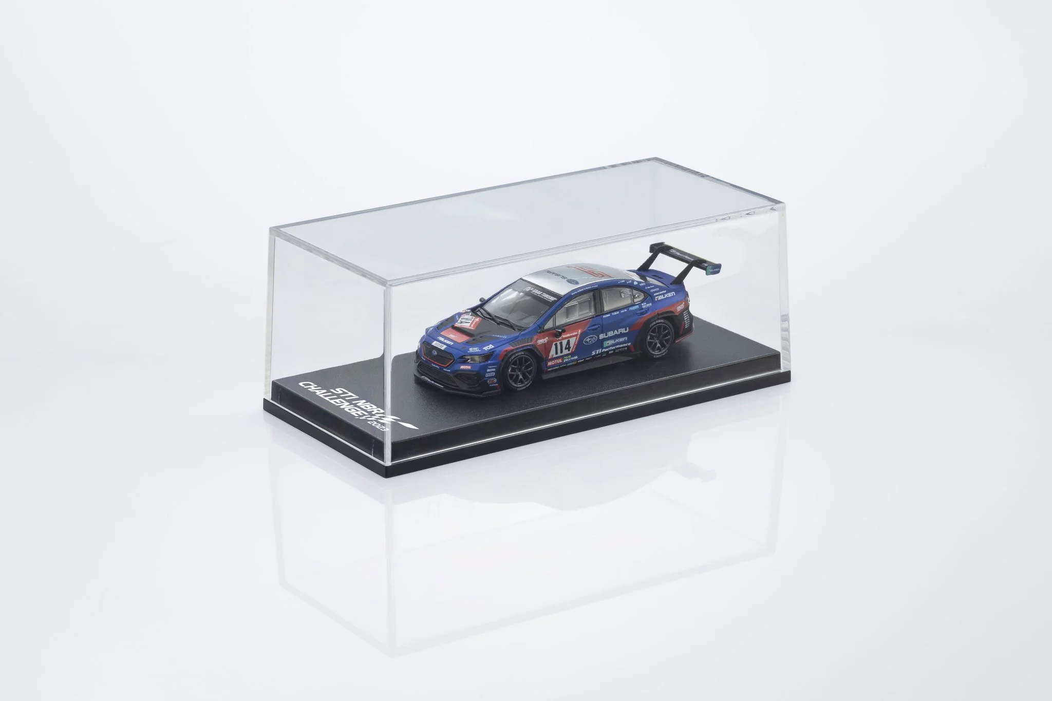 KYOSHO MINICAR BOOK 1/64 SUBARU WRX NBR2023 with LED (Compatible with  MOTN LED BASE SYSTEM) 07129N23E - Image 6