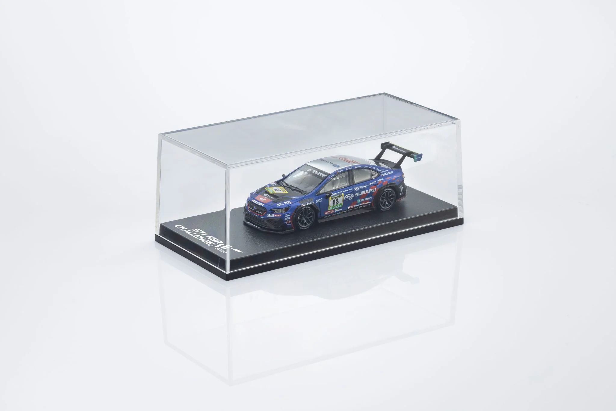 KYOSHO MINICAR BOOK 1/64 SUBARU WRX NBR2024 with LED (Compatible with MOTN LED BASE SYSTEM) 07129N24E - Image 2