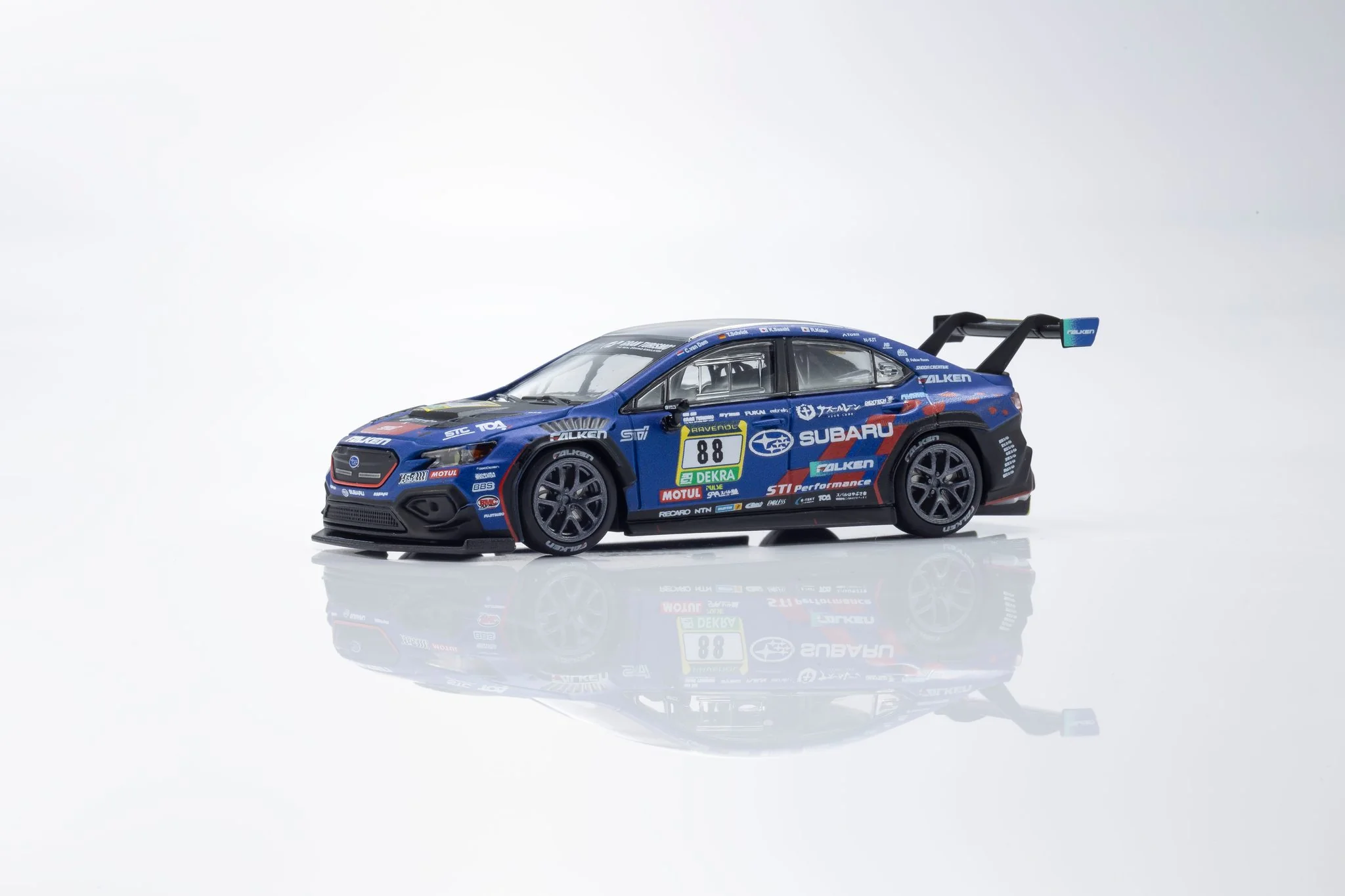 KYOSHO MINICAR BOOK 1/64 SUBARU WRX NBR2024 with LED (Compatible with MOTN LED BASE SYSTEM) 07129N24E - Image 3