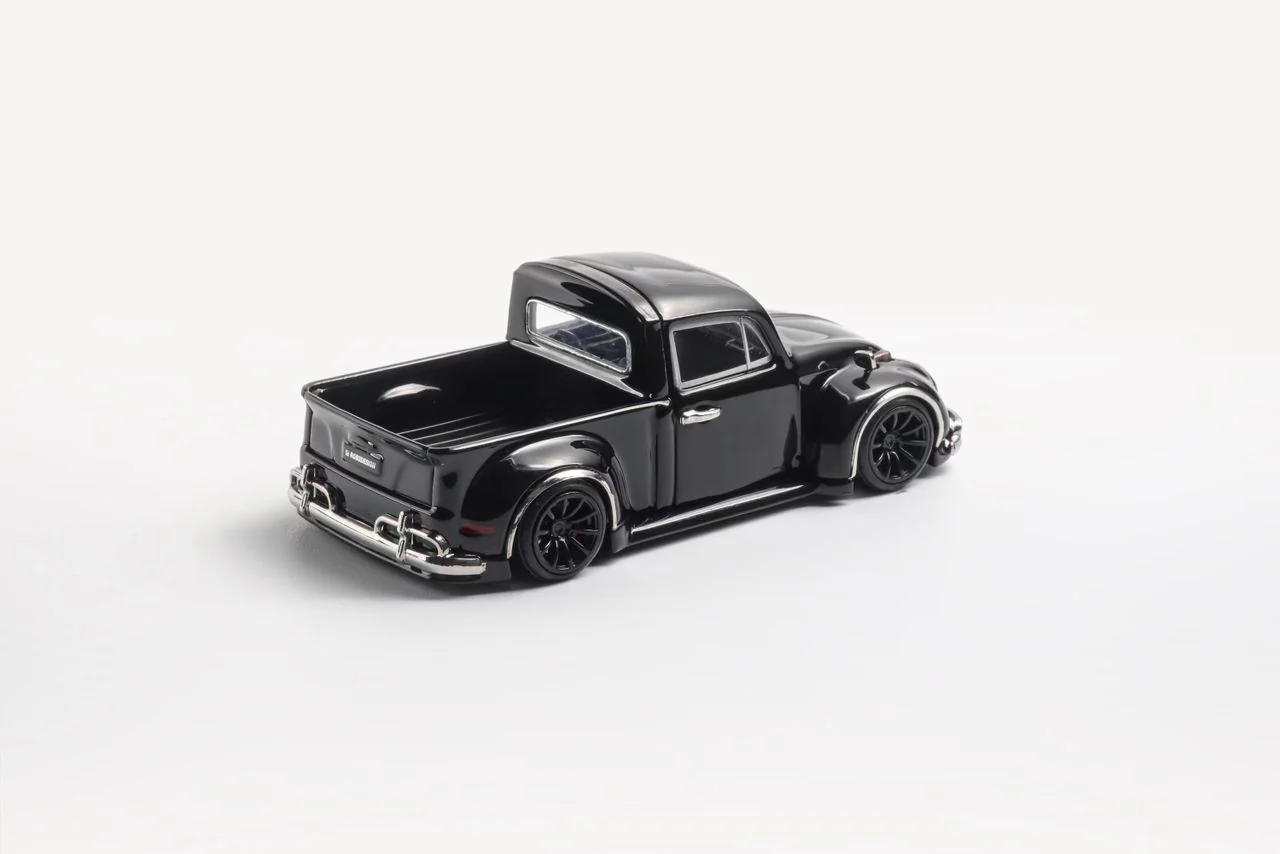 Liberty64 1/64 Beetle Pickup Truck - Black - Image 2
