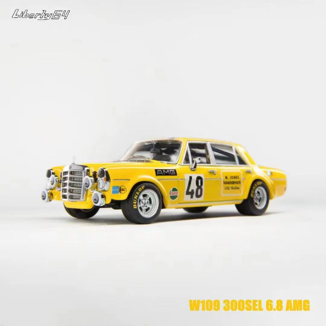 Liberty64 1/64 Benz W109 300 SEL 6.8 AMG Yellow Pig #48 - Image 3