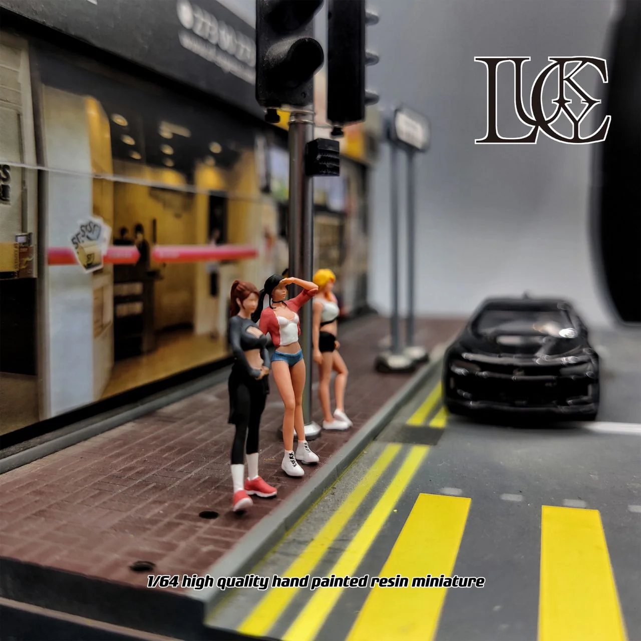 Lucky Studio 1/64 Girls Figurine set of 3 - LK2024042511 - Image 4