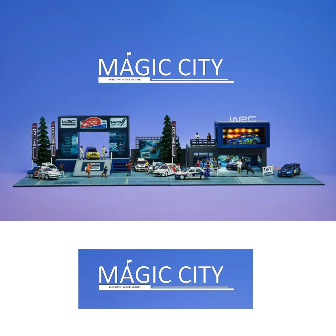 MAGIC CITY 1/64 WRC World Rally Championship Diorama 110069