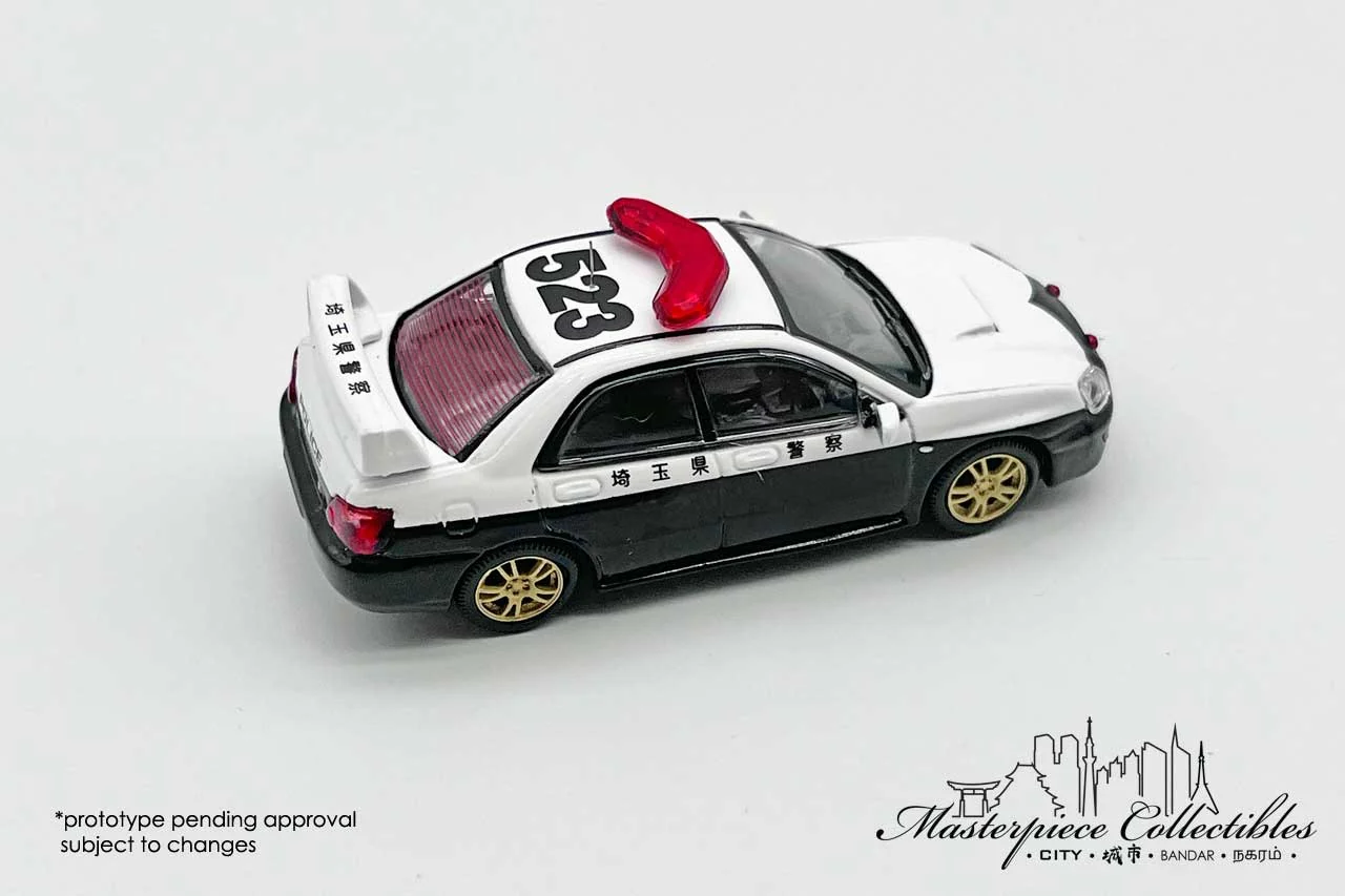 MASTERPIECE 1/64  Subaru Impreza WRX Japan Police (JP02 埼玉 Saitama Prefecture) - Image 2