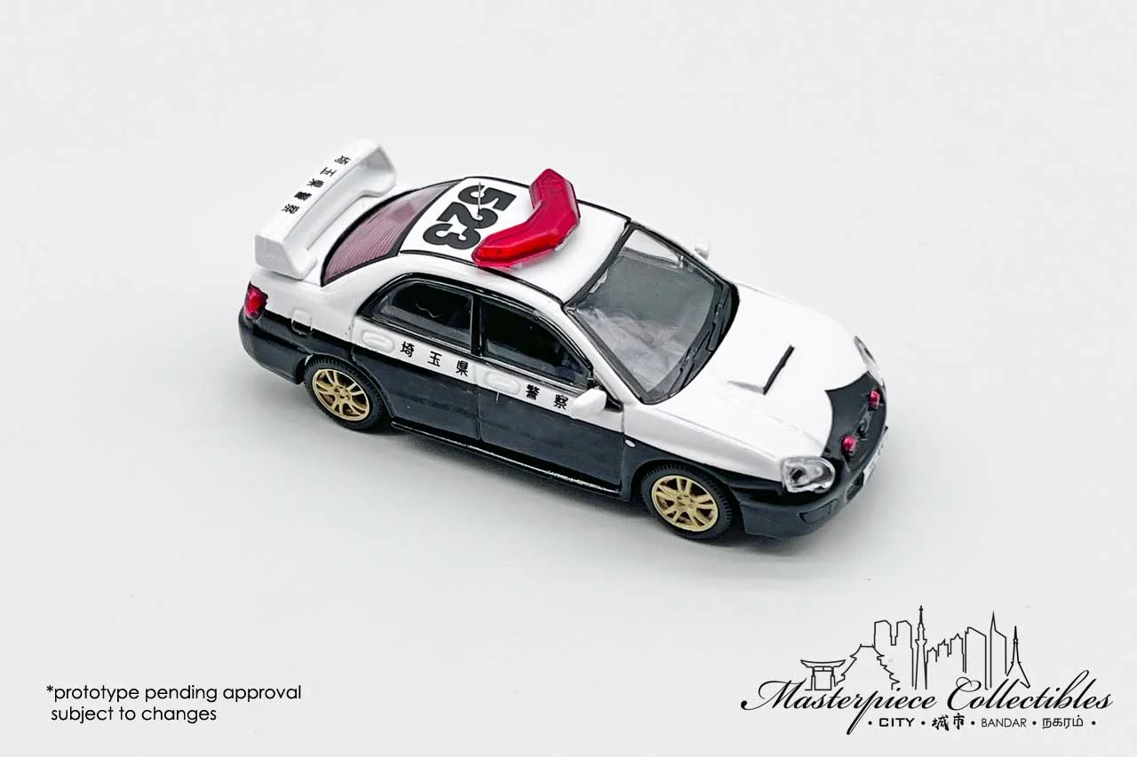 MASTERPIECE 1/64  Subaru Impreza WRX Japan Police (JP02 埼玉 Saitama Prefecture) - Image 3