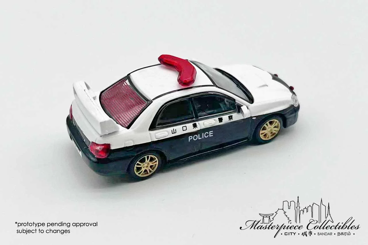 MASTERPIECE 1/64 Subaru Impreza WRX Japan Police (JP03 山口 Yamaguchi Prefecture) - Image 2