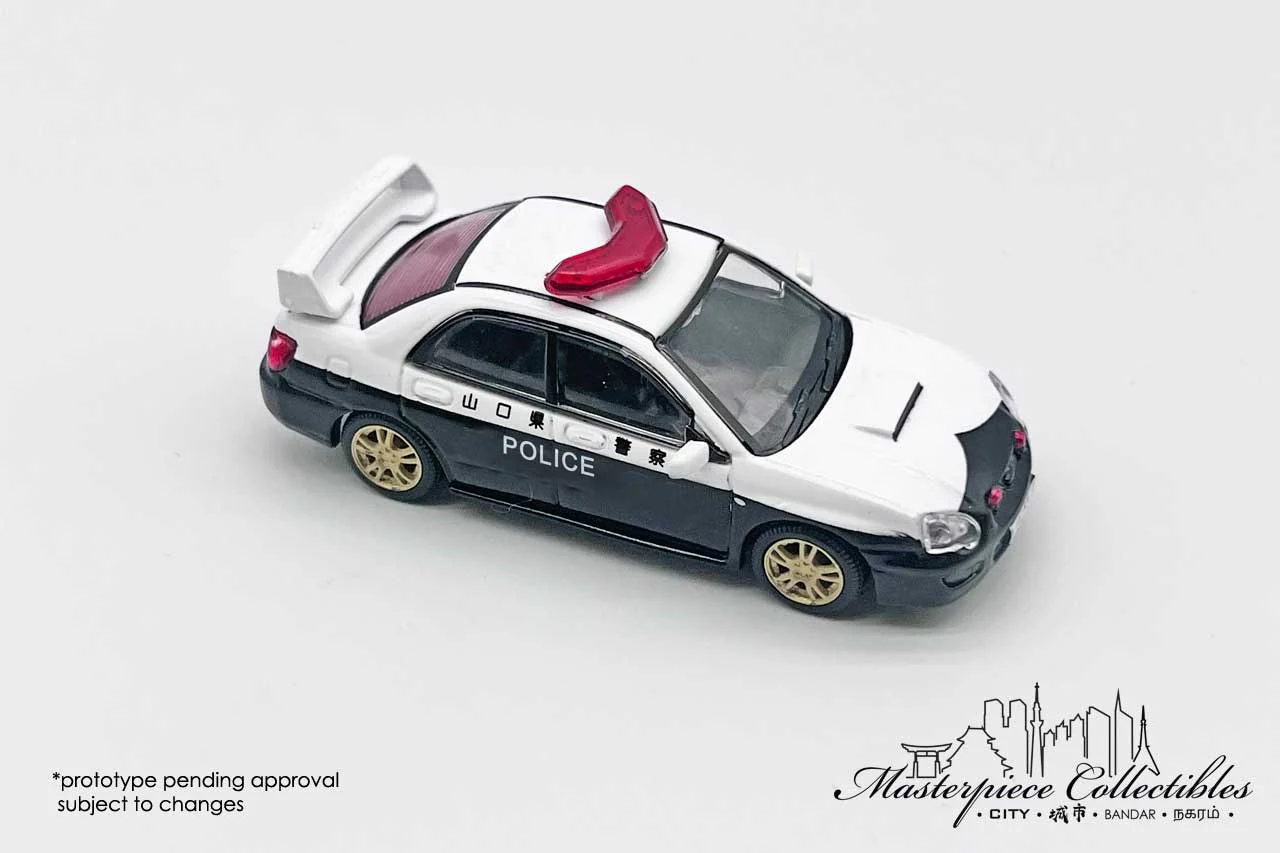 MASTERPIECE 1/64 Subaru Impreza WRX Japan Police (JP03 山口 Yamaguchi Prefecture) - Image 3