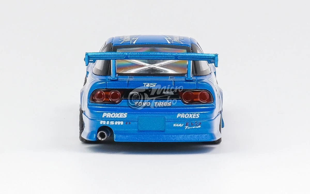 Micro Turbo 1/64 Custom 180SX - Metallic Blue - Image 3