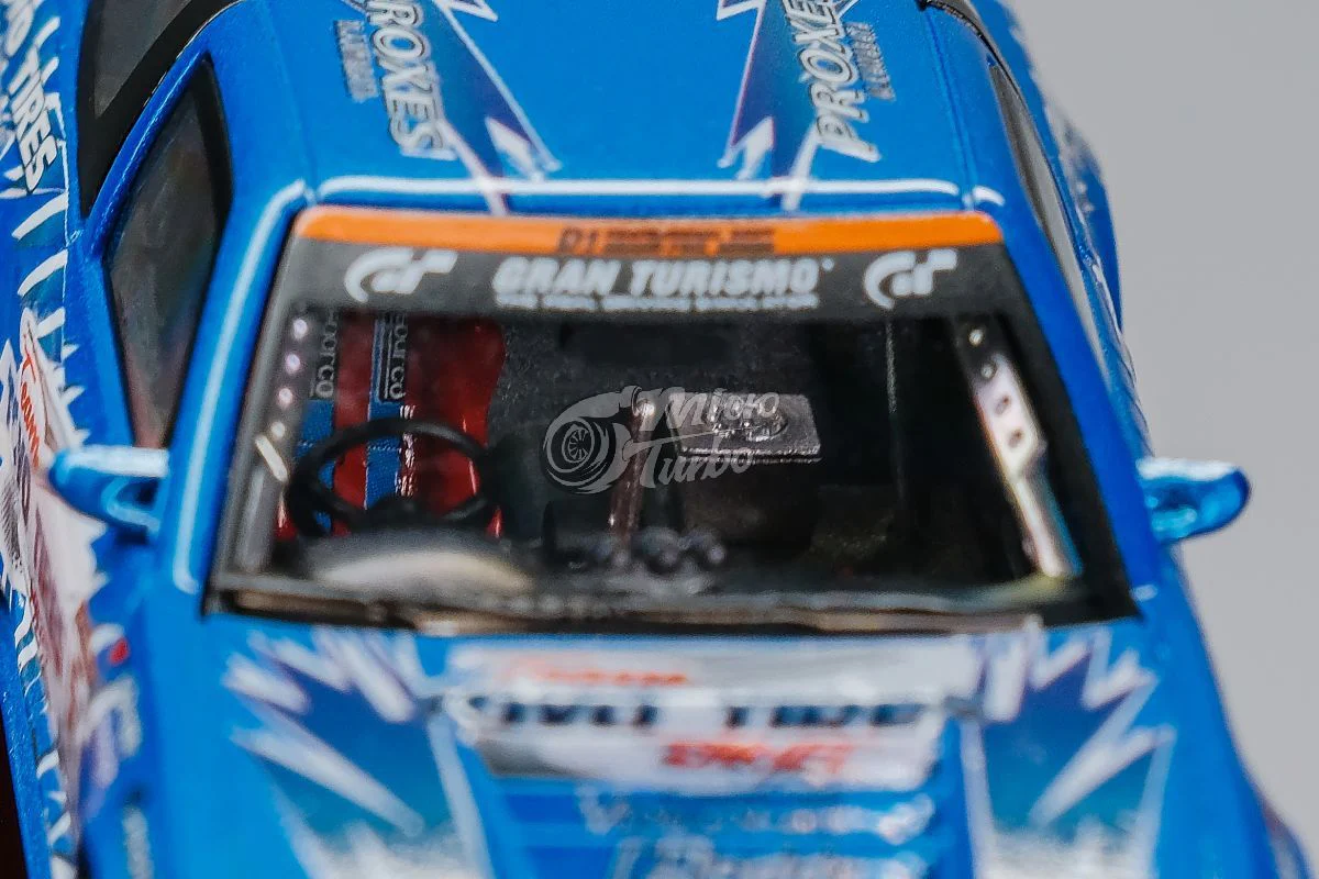 Micro Turbo 1/64 Custom 180SX - Metallic Blue - Image 4