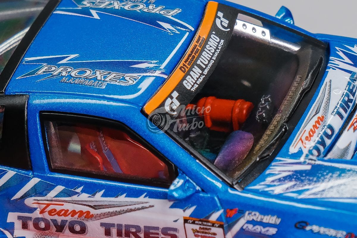 Micro Turbo 1/64 Custom 180SX - Metallic Blue - Image 5