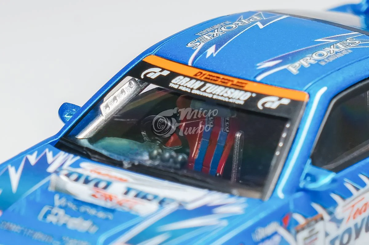 Micro Turbo 1/64 Custom 180SX - Metallic Blue - Image 7