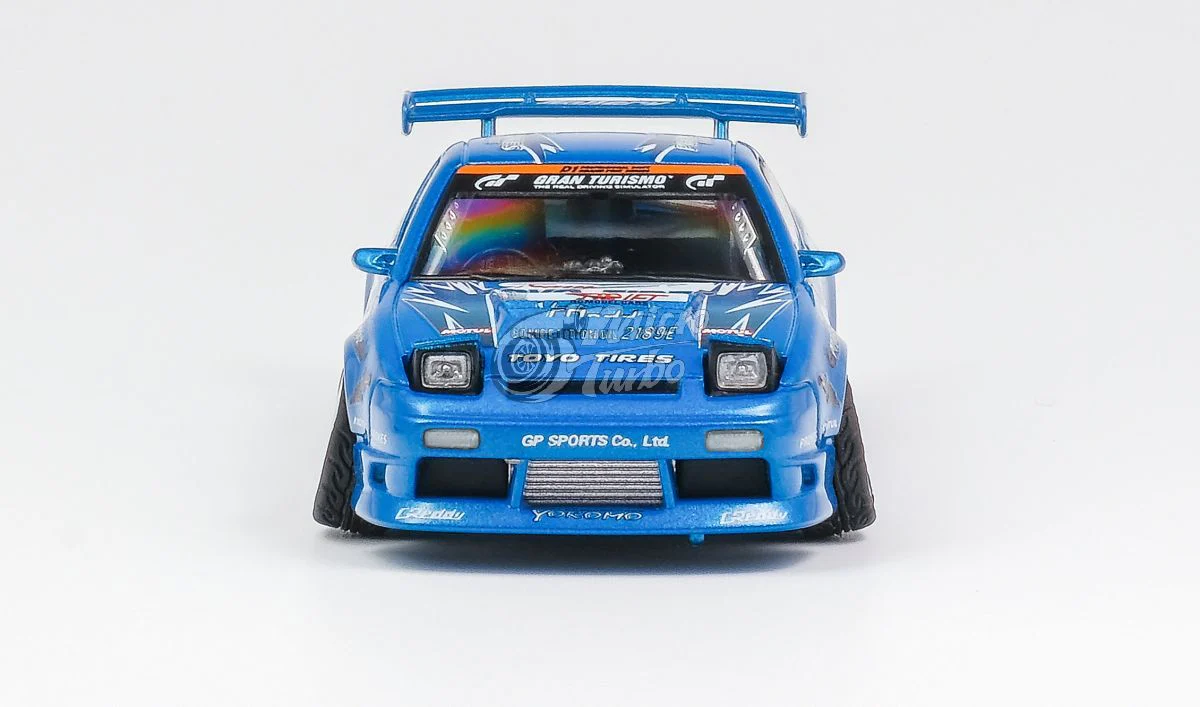 Micro Turbo 1/64 Custom 180SX - Metallic Blue - Image 8