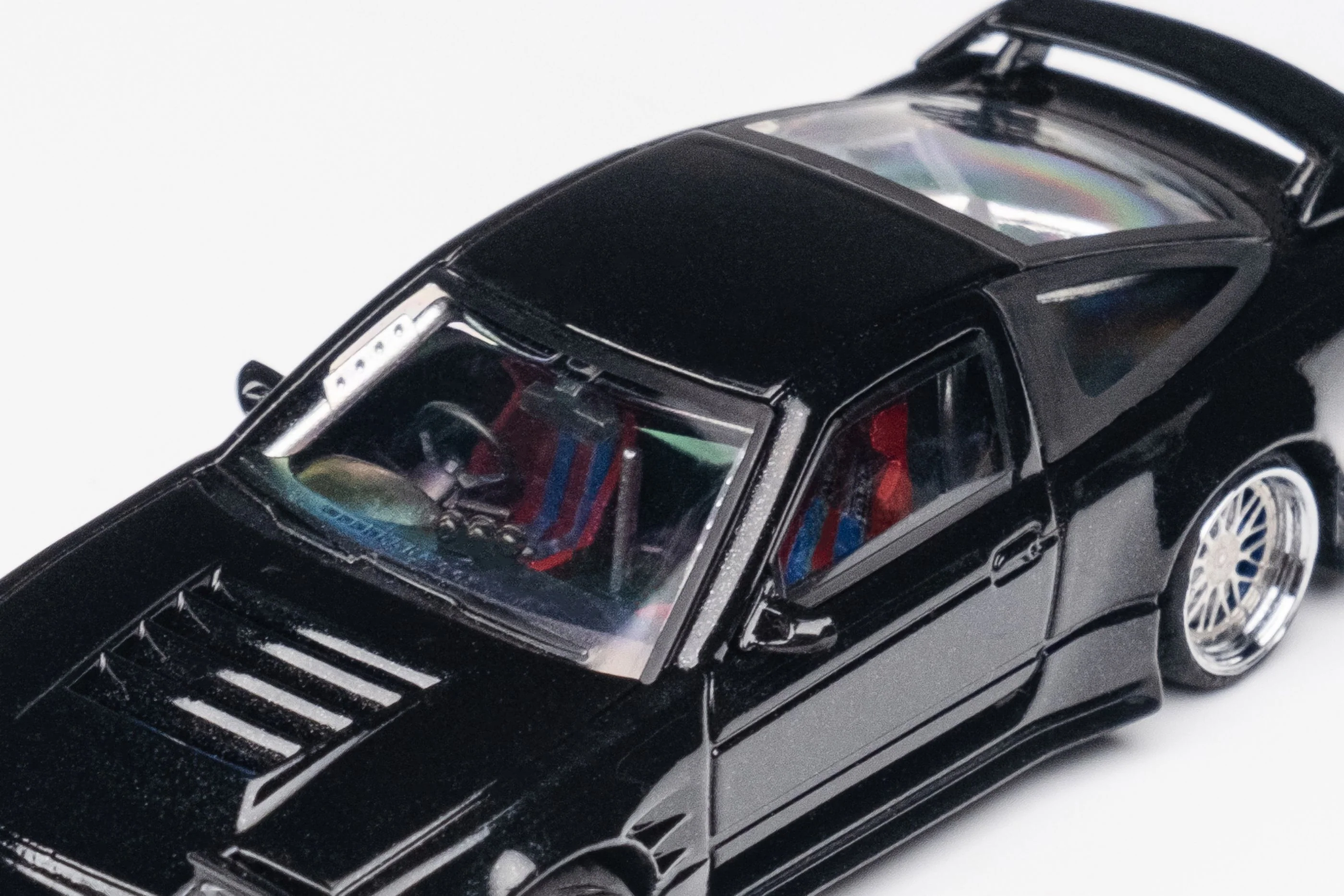 Micro Turbo 1/64 Custom 180SX Type X - Metallic Black - Image 6