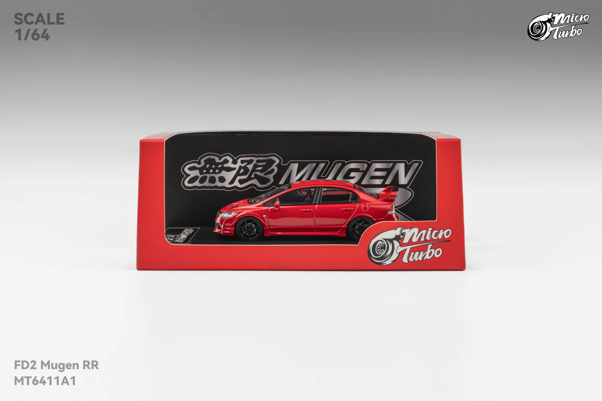 Micro Turbo 1/64 Custom FD2 MUGEN RR - Red MT6411A1 - Image 2
