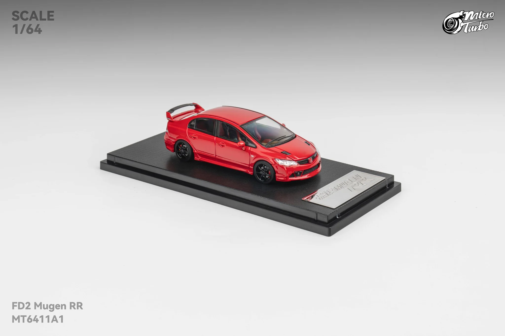 Micro Turbo 1/64 Custom FD2 MUGEN RR - Red MT6411A1 - Image 4