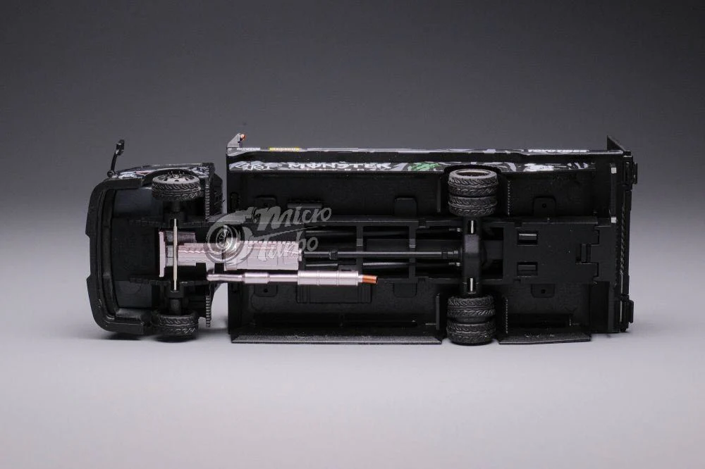 Micro Turbo 1/64 Custom Flatbed Tow Monster Energy MT64020 - Image 4