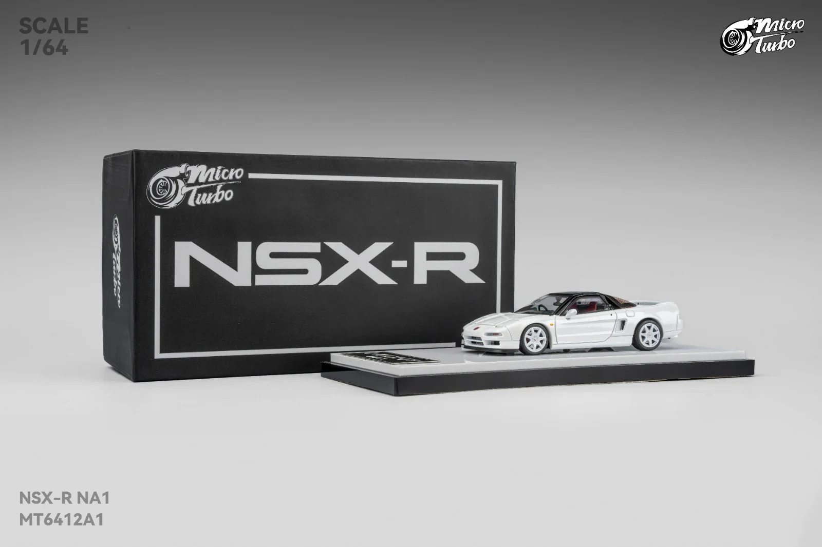 PREORDER Micro Turbo 1/64 Custom NSX-R - Metallic White MT6412A1 (Approx. Release Date : Q3 2025 subject to manufacturer's final decision) - Image 4