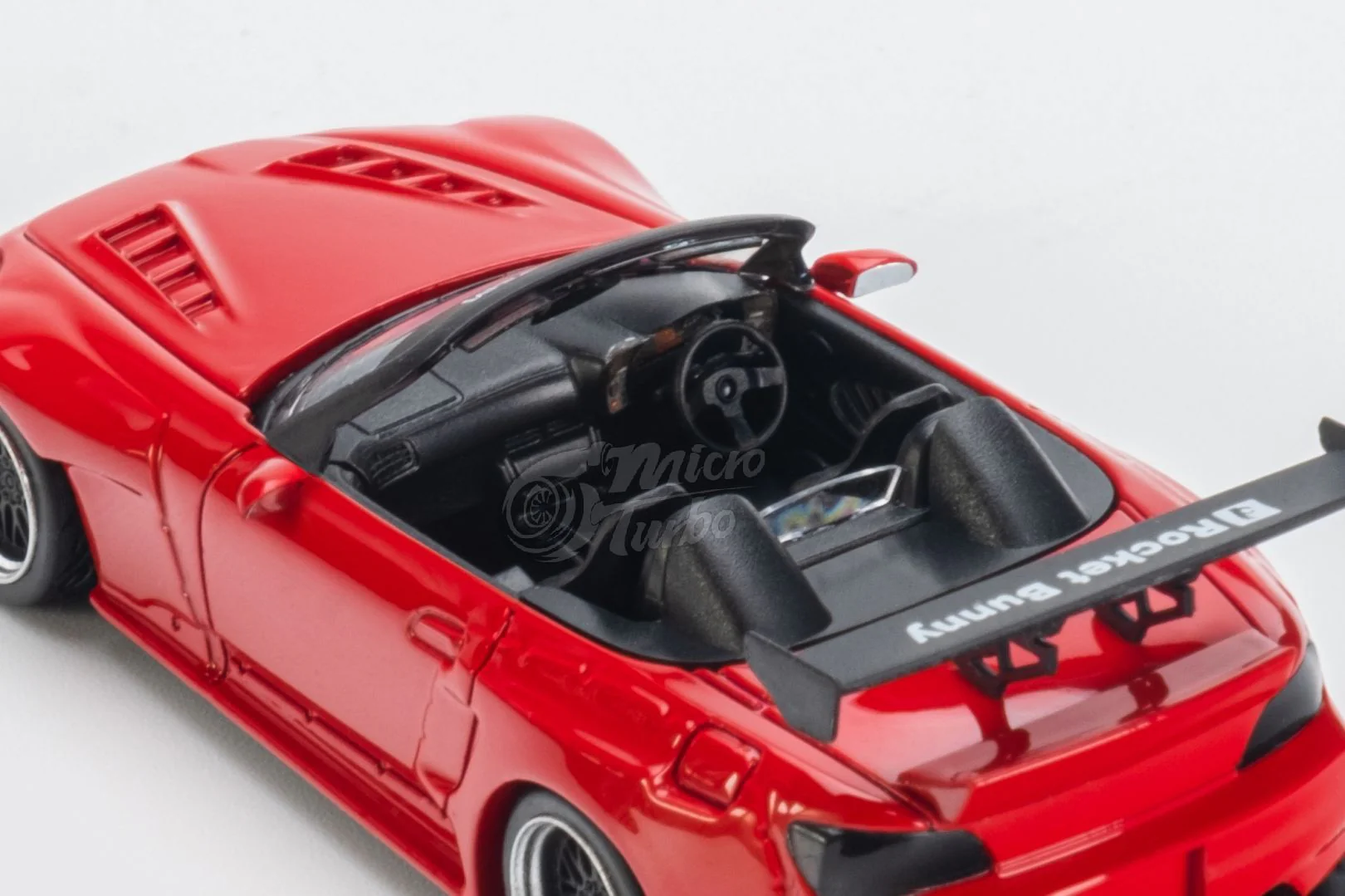 Micro Turbo 1/64 Custom S2000 PANDEM ROCKET BUNNY - RED - Image 3