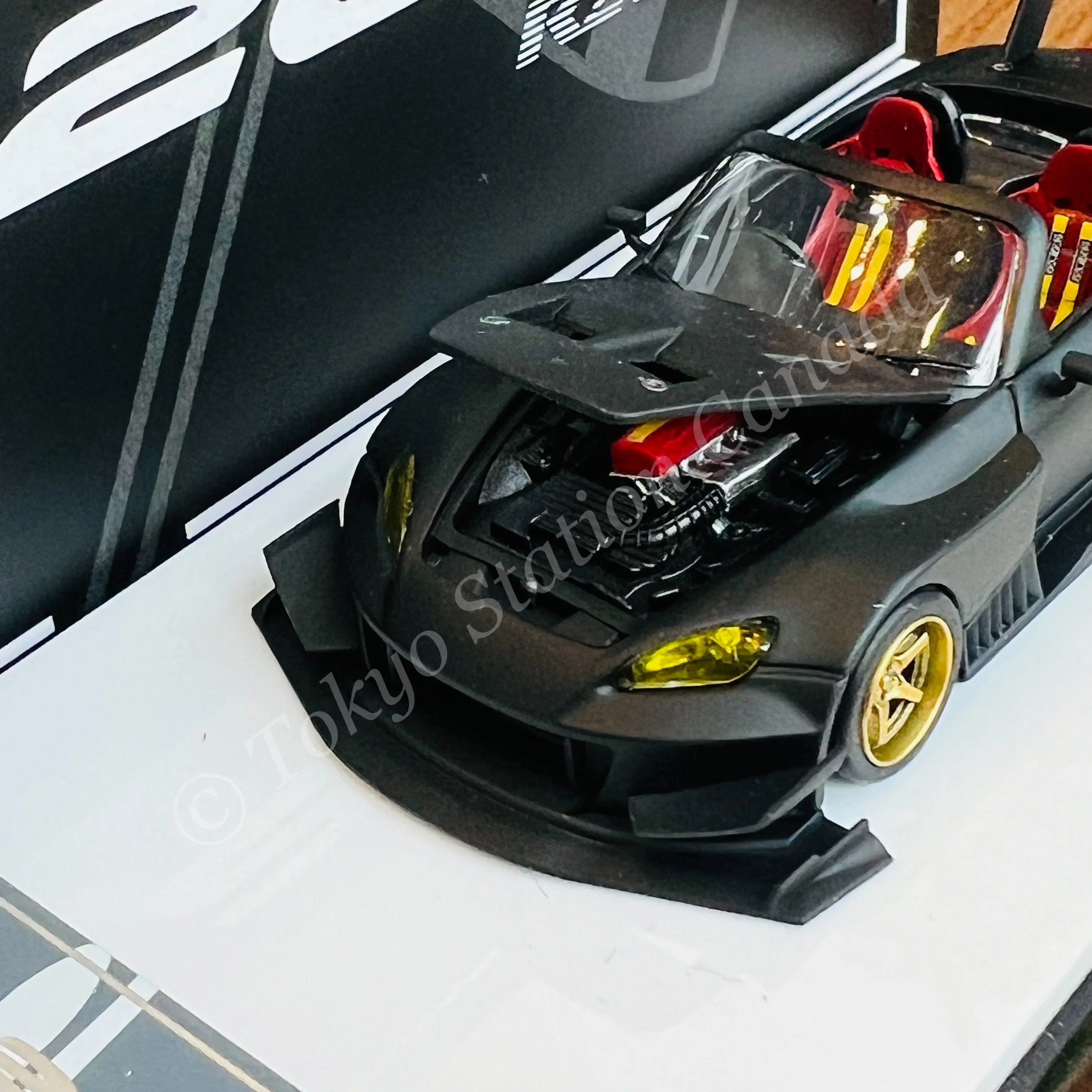 Micro Turbo 1/64 Custom S2000 JS - Black - Image 2