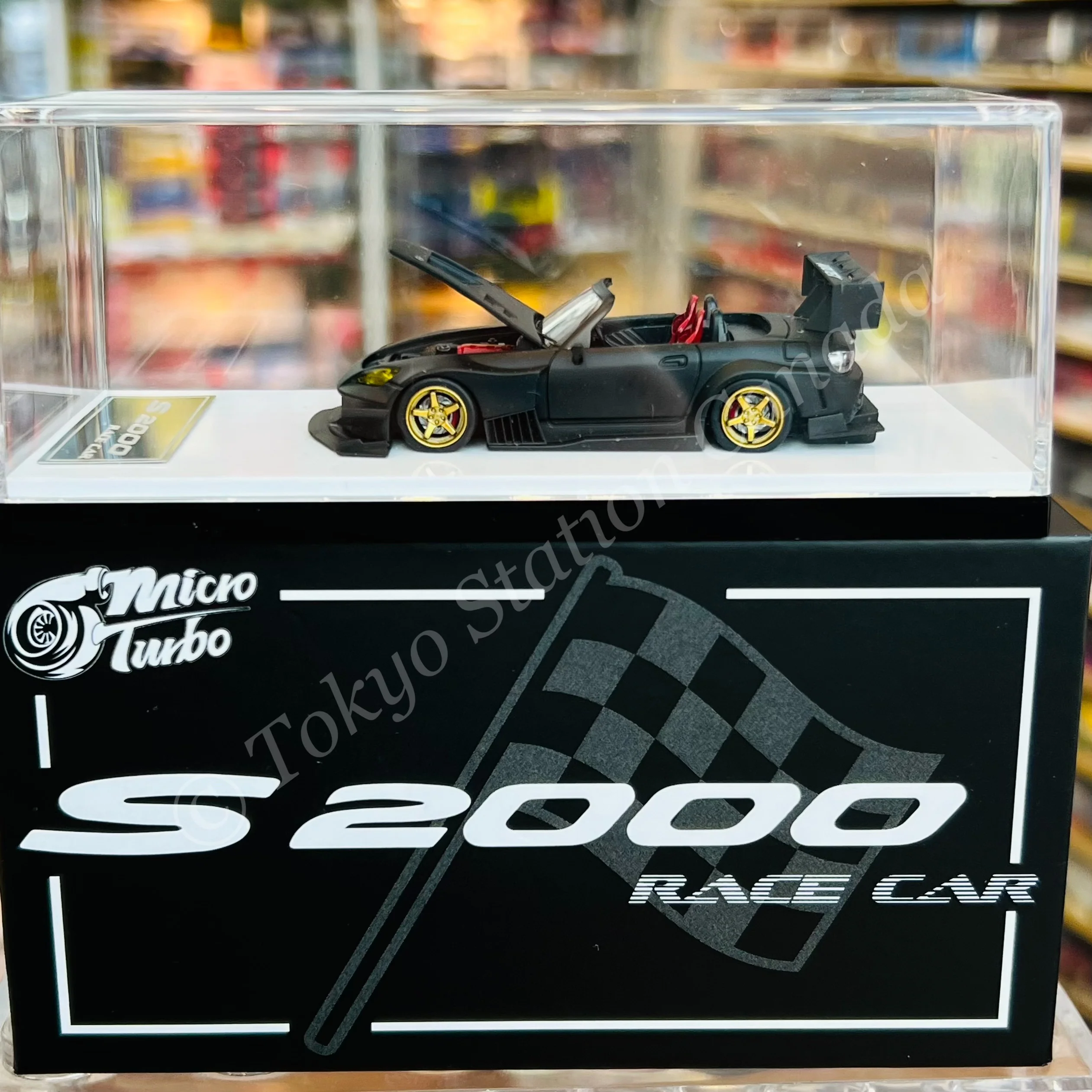 Micro Turbo 1/64 Custom S2000 JS - Black - Image 3