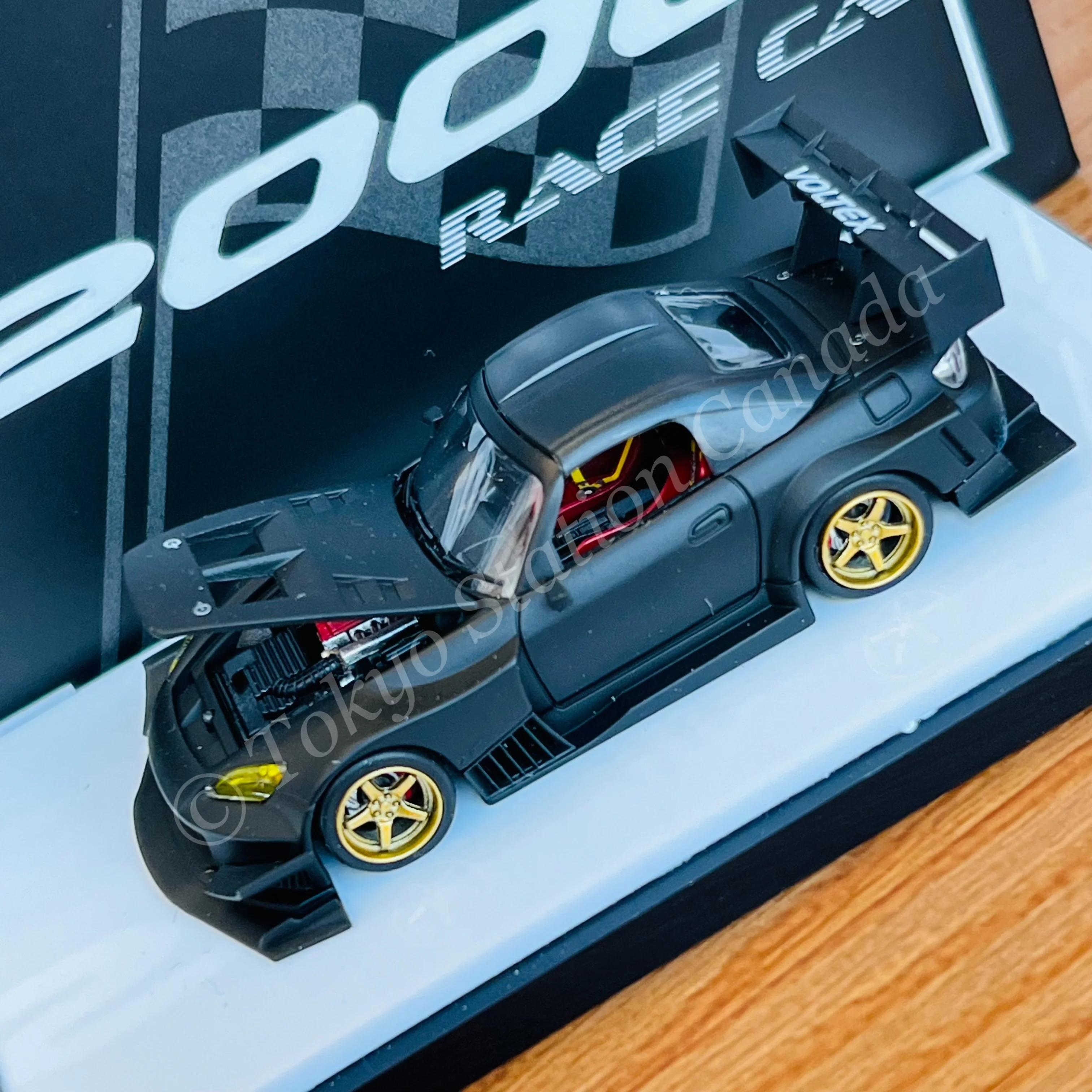 Micro Turbo 1/64 Custom S2000 JS - Black - Image 4