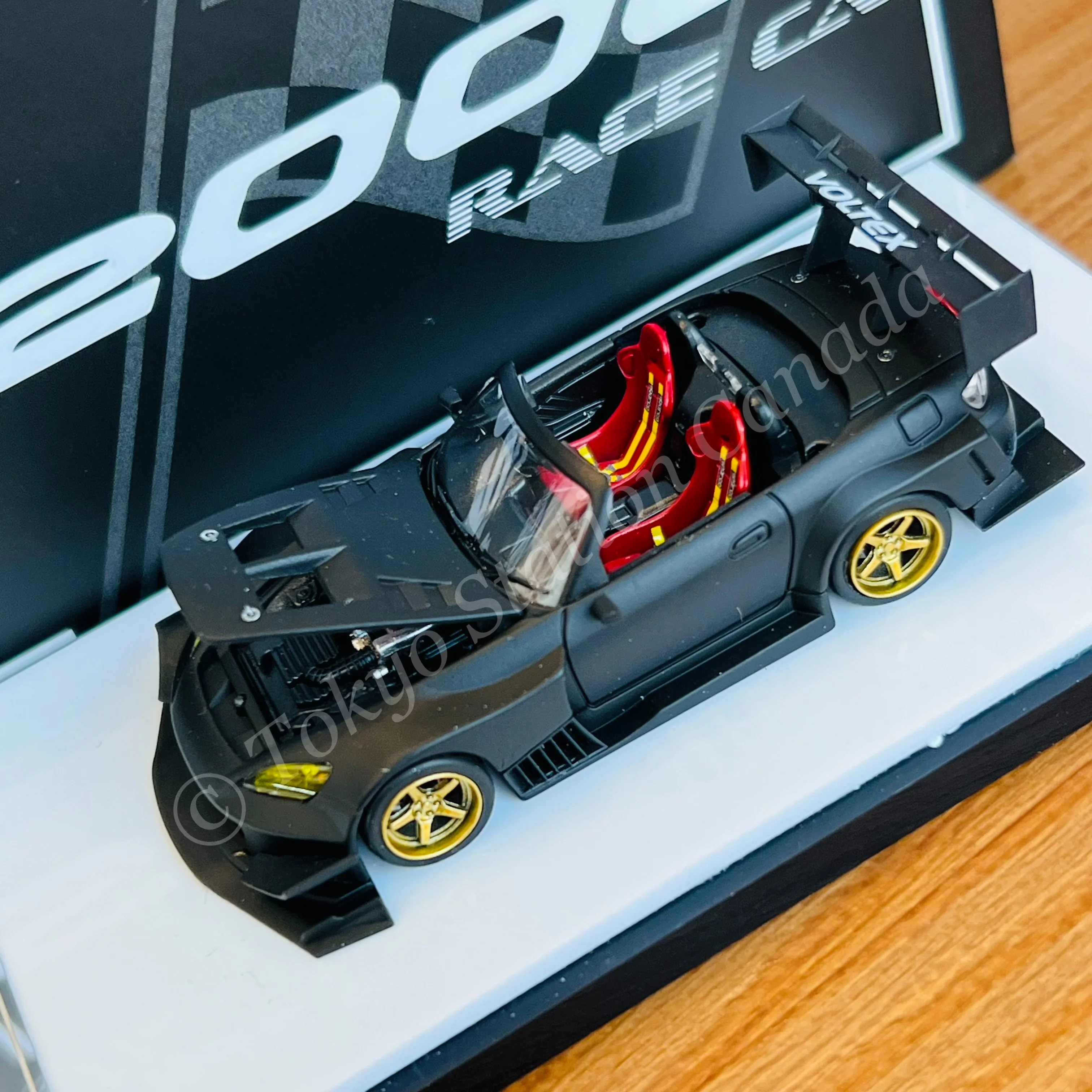 Micro Turbo 1/64 Custom S2000 JS - Black - Image 5