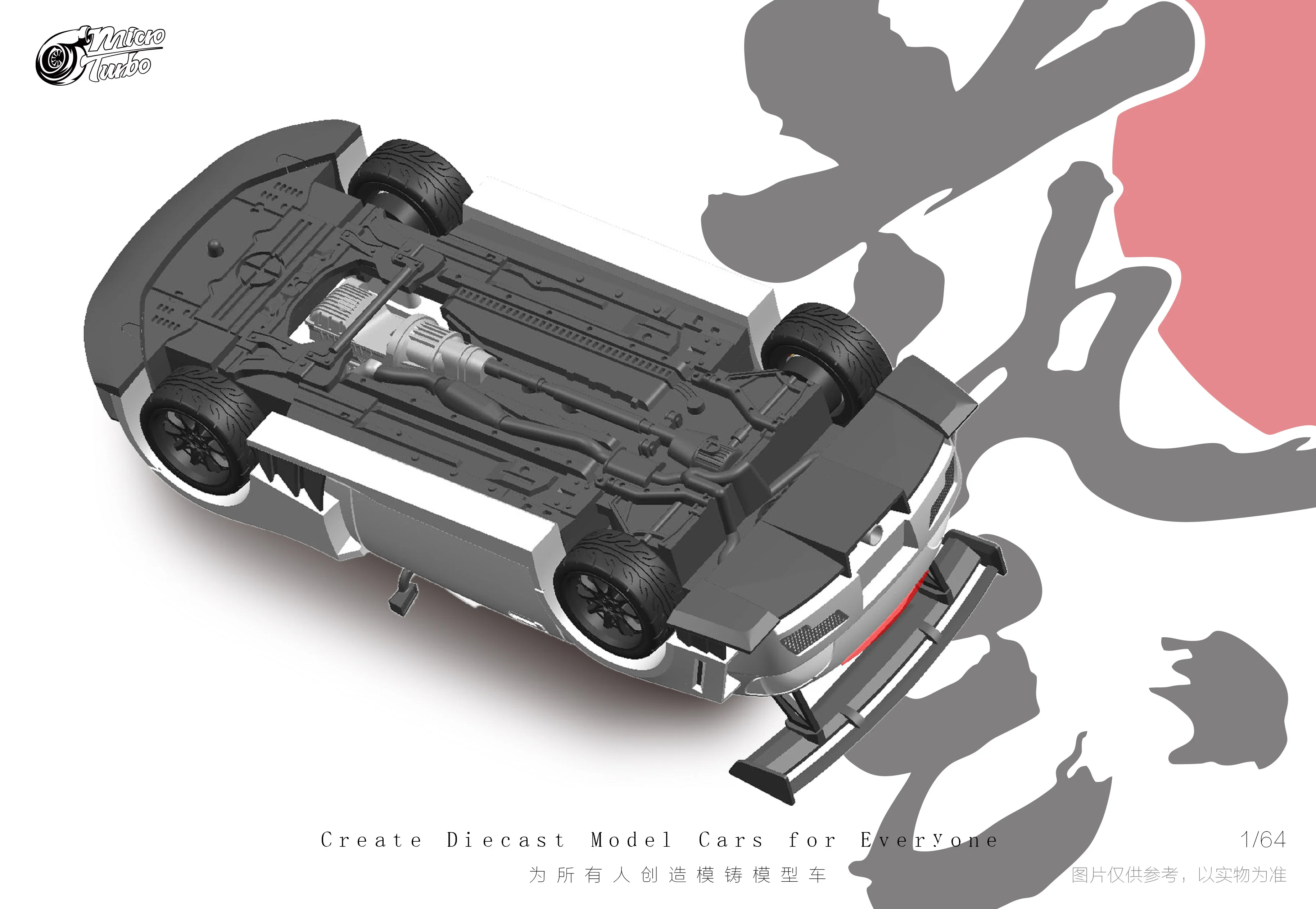 Micro Turbo 1/64 Custom S2000 JS Racing - Image 2