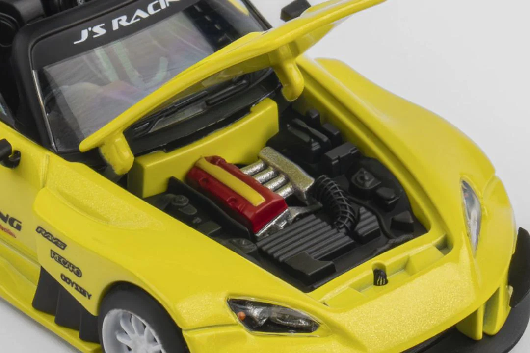 Micro Turbo 1/64 Custom S2000 JS Racing - Indy Yellow Pearl - Image 2