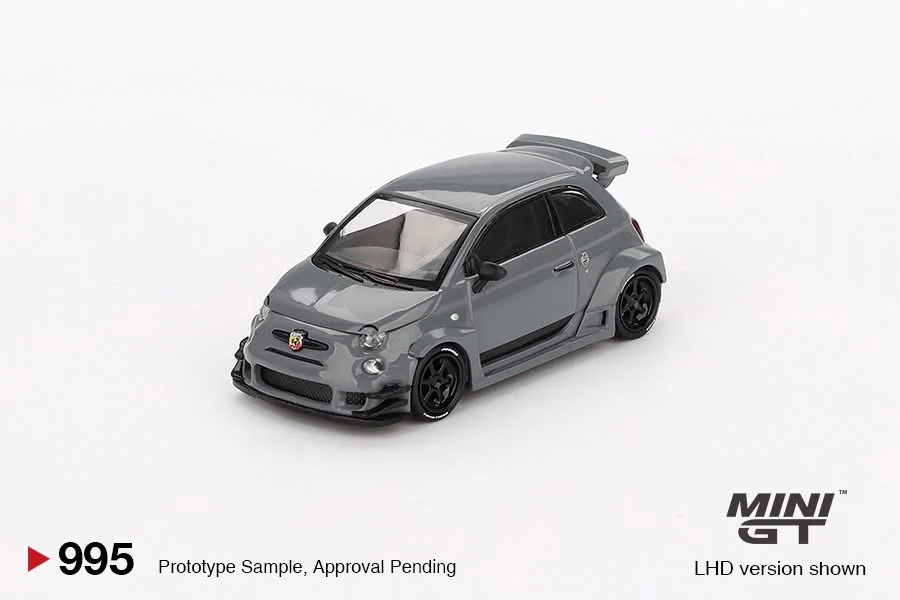 MINI GT 1/64 Abarth 595 LB-WORKS x Abas Works – Grey MGT00995-BL - Image 2